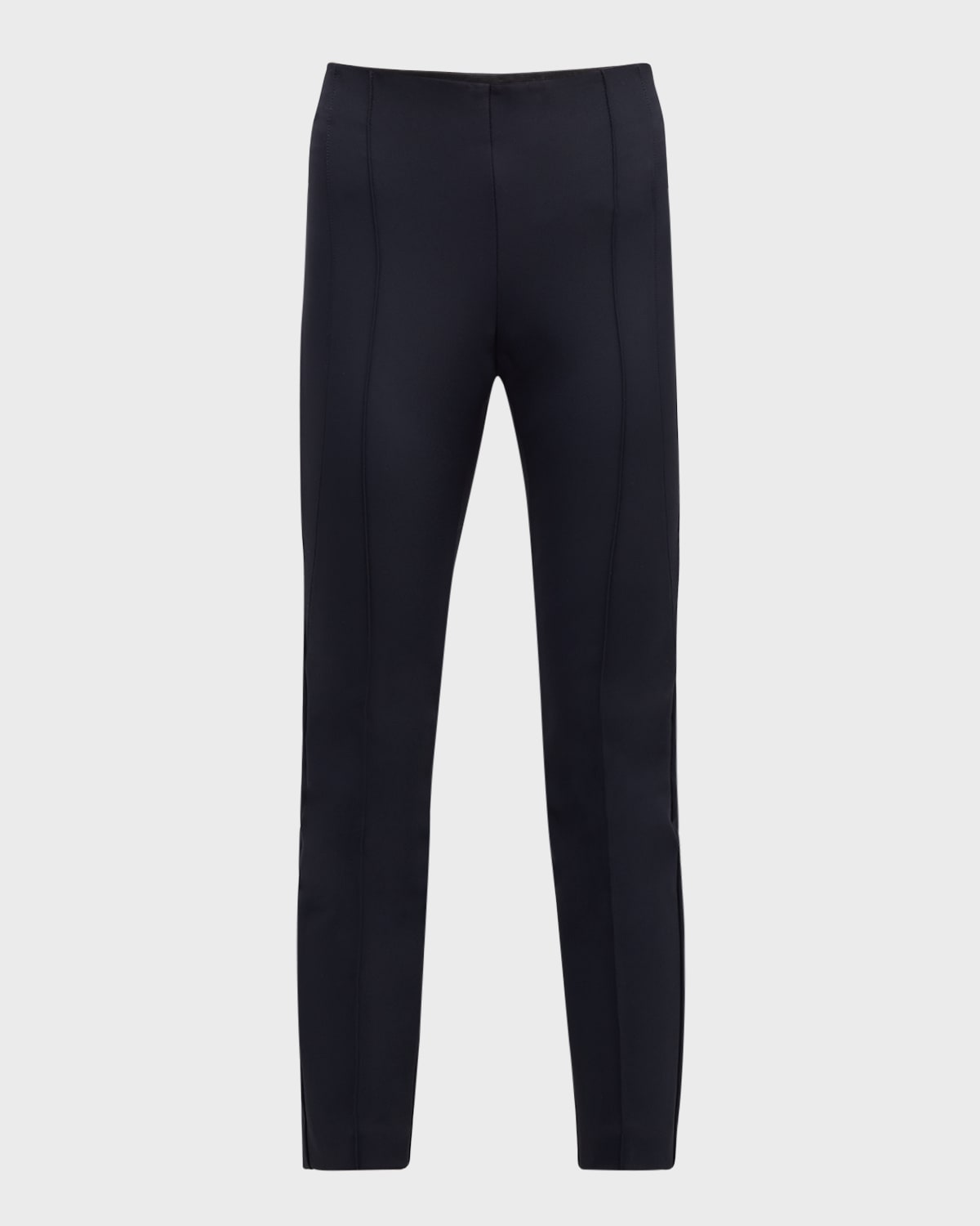 Flat Front Side Zip Pants Neiman Marcus