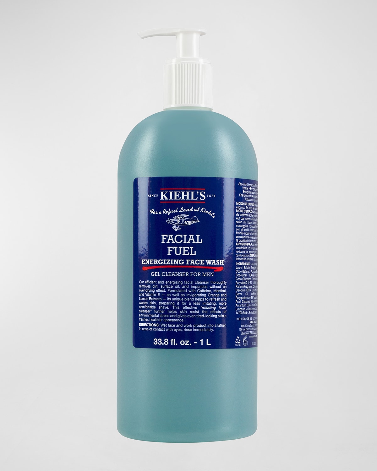 Kiehl's Since 1851 Facial Fuel Energizing Face Wash, 33.8 oz.