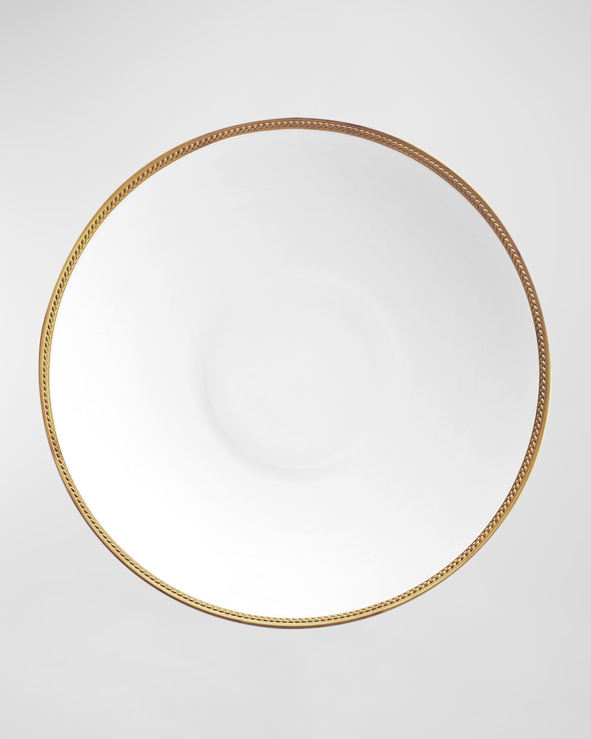 L 'Objet Soie Tressee 24K Gold-Plated Coupe Bowl