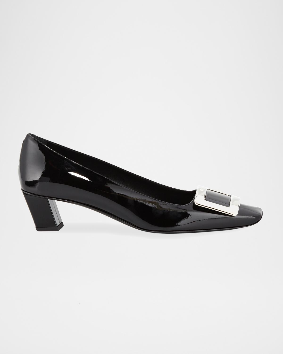 Roger Vivier Decollette Belle Vivier Patent Pumps