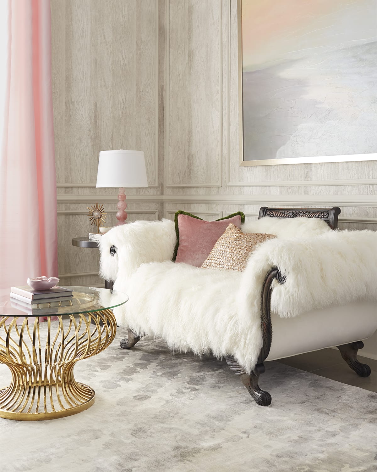 Old Hickory Tannery Sherwood Sheepskin Settee | Thumbnail 4 Old Hickory Tannery Sherwood Sheepskin Settee | Thumbnail 4