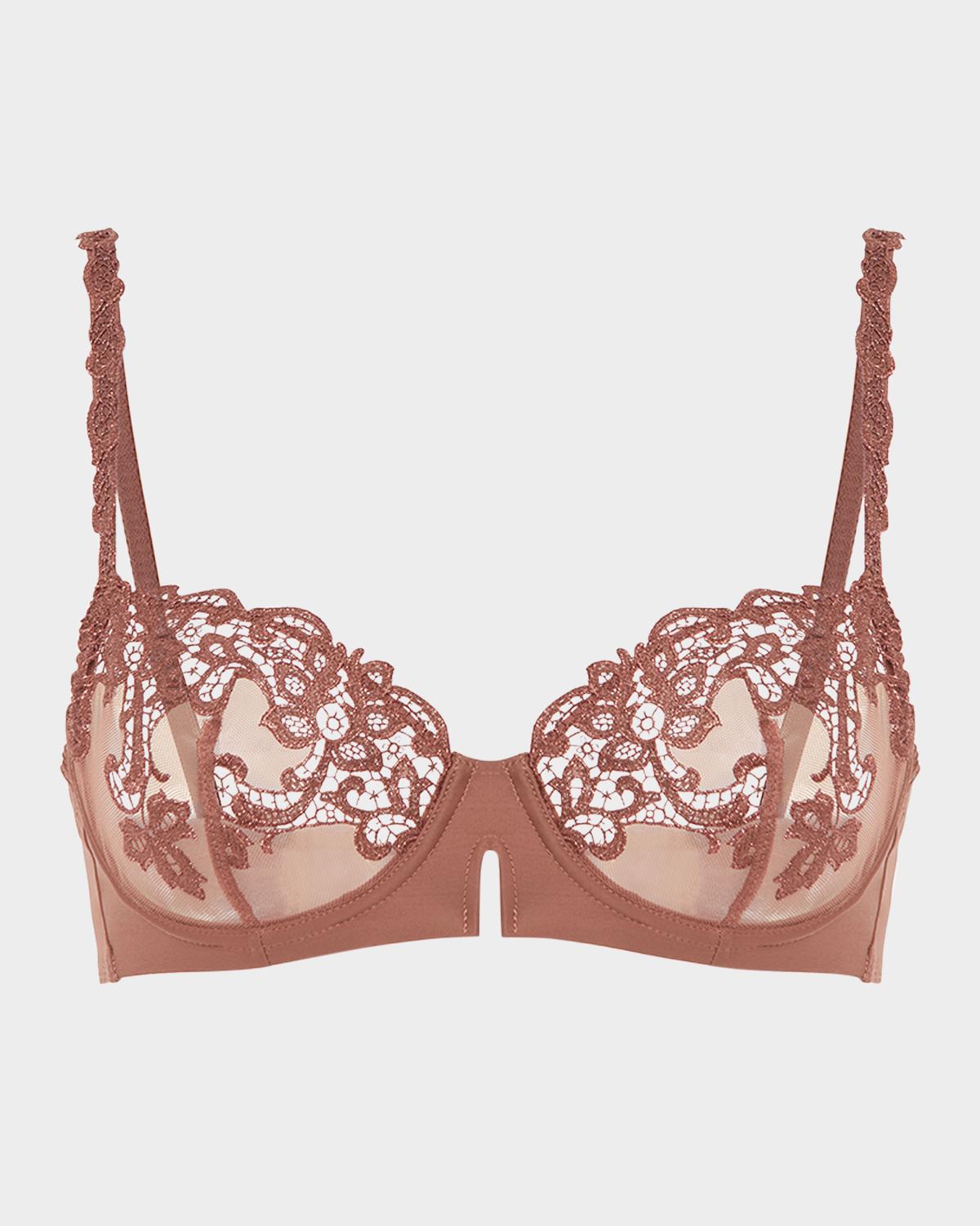 Simone Pérèle Saga Non-Padded Lace Demi Bra