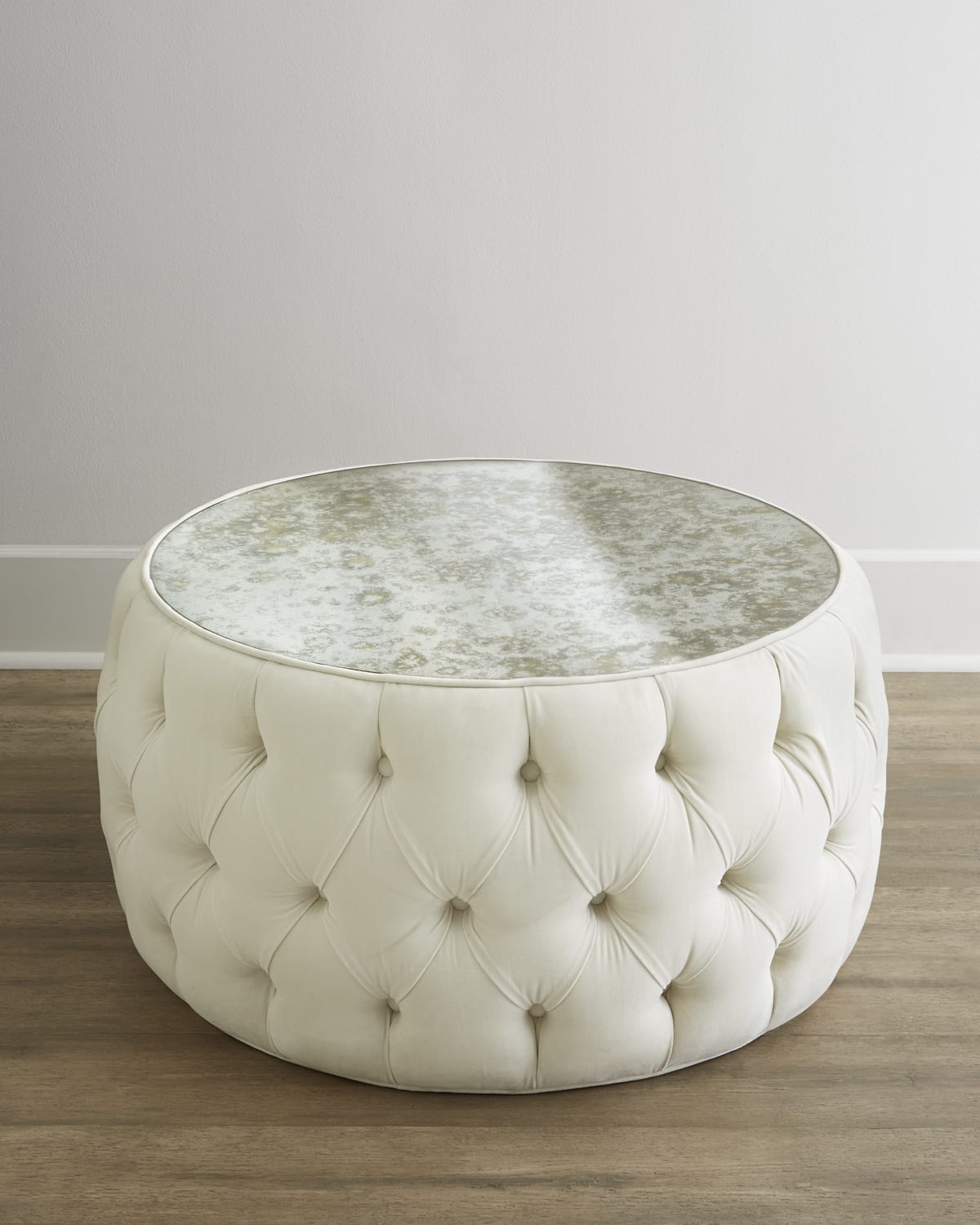 Haute House Claire Mirrored Ottoman | Thumbnail 4 Haute House Claire Mirrored Ottoman | Thumbnail 4