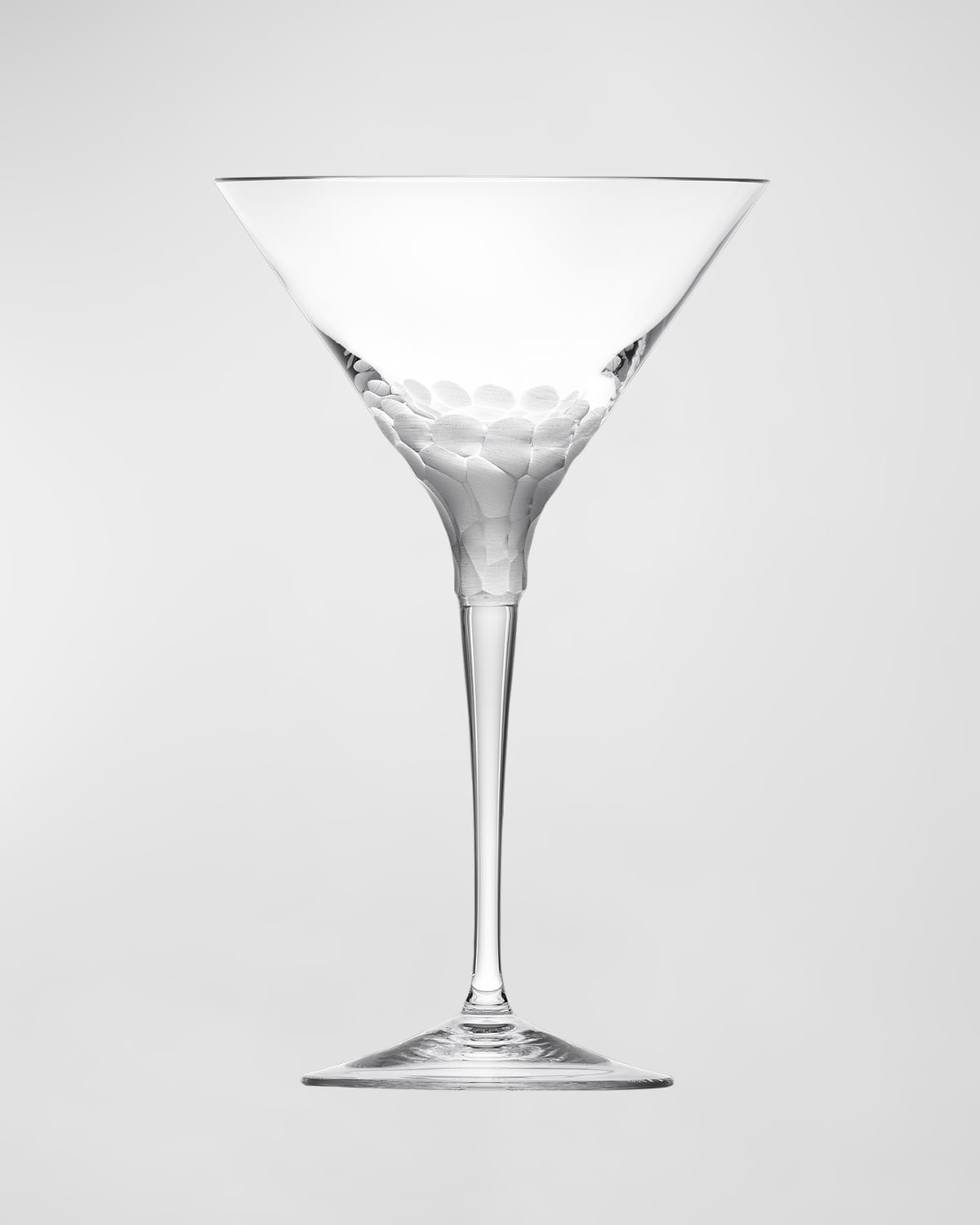 Moser Pebbles Stemmed Martini Glass