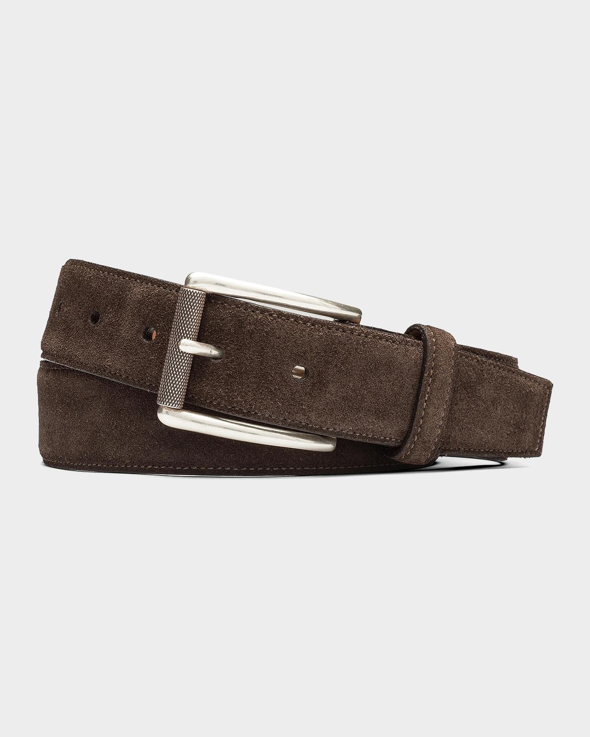 W. Kleinberg Men's Suede Belt