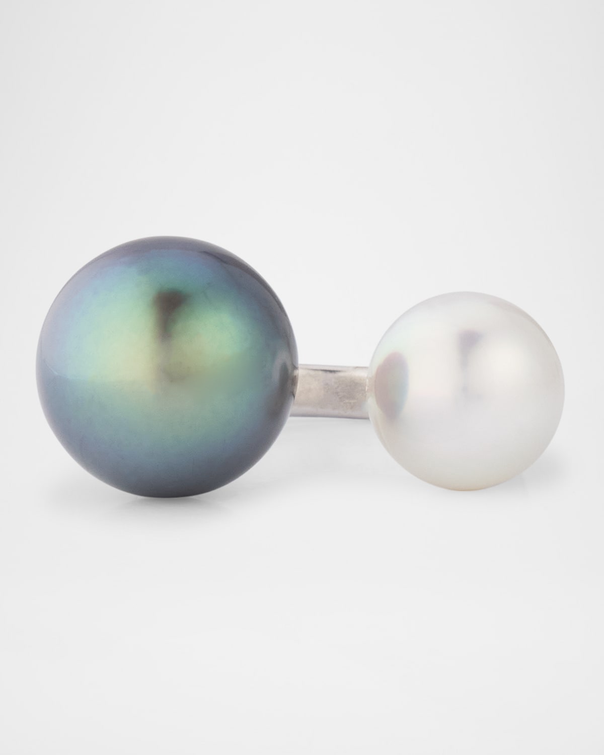 Belpearl Mono Open Tahitian & South Sea Pearl Ring Size 6