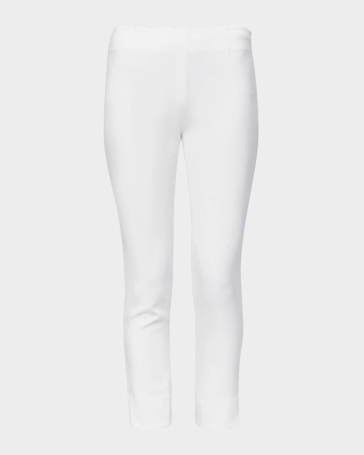 Lela Rose Catherine Slim-Leg Ankle Pants