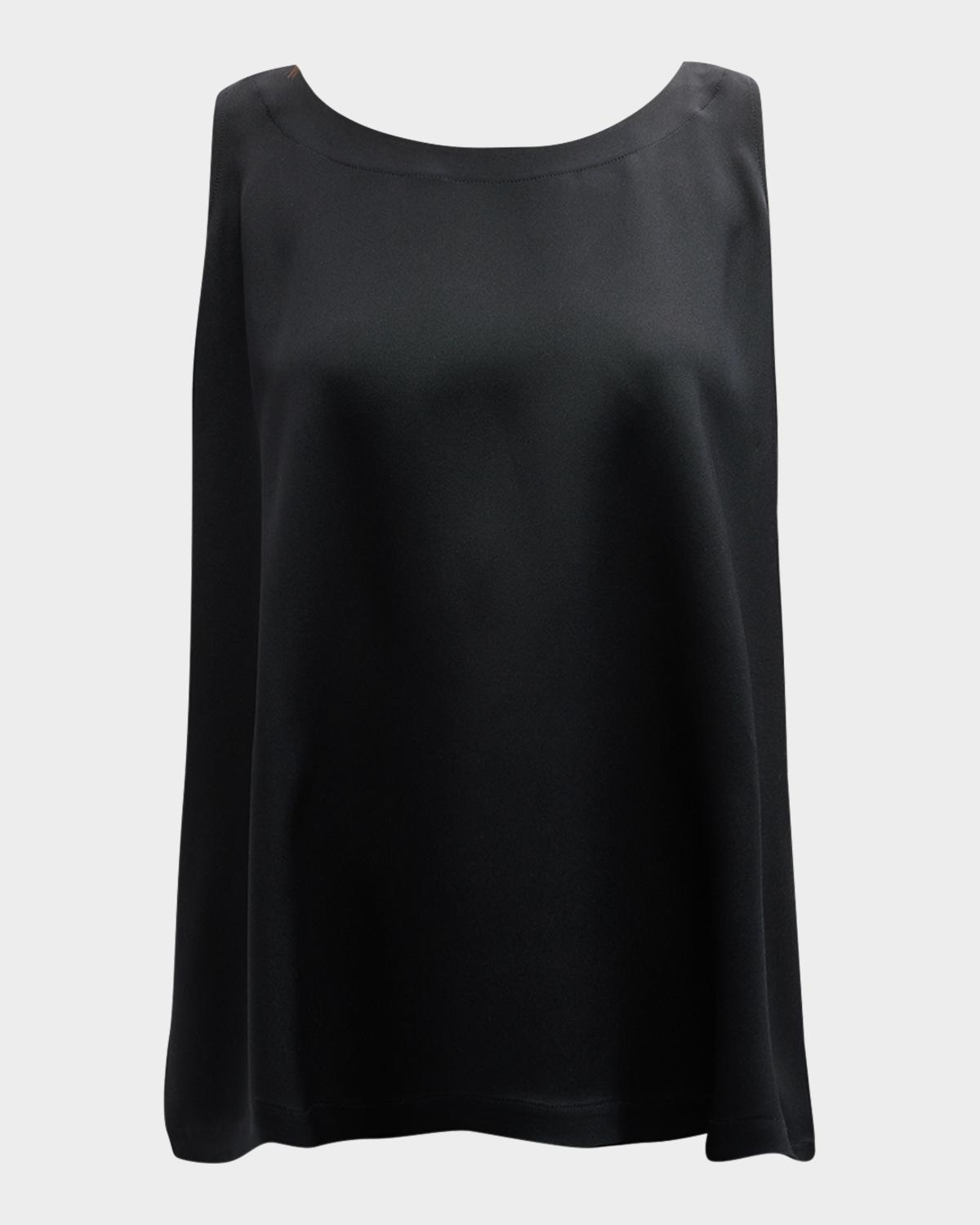 Eskandar A-Line Silk Shell