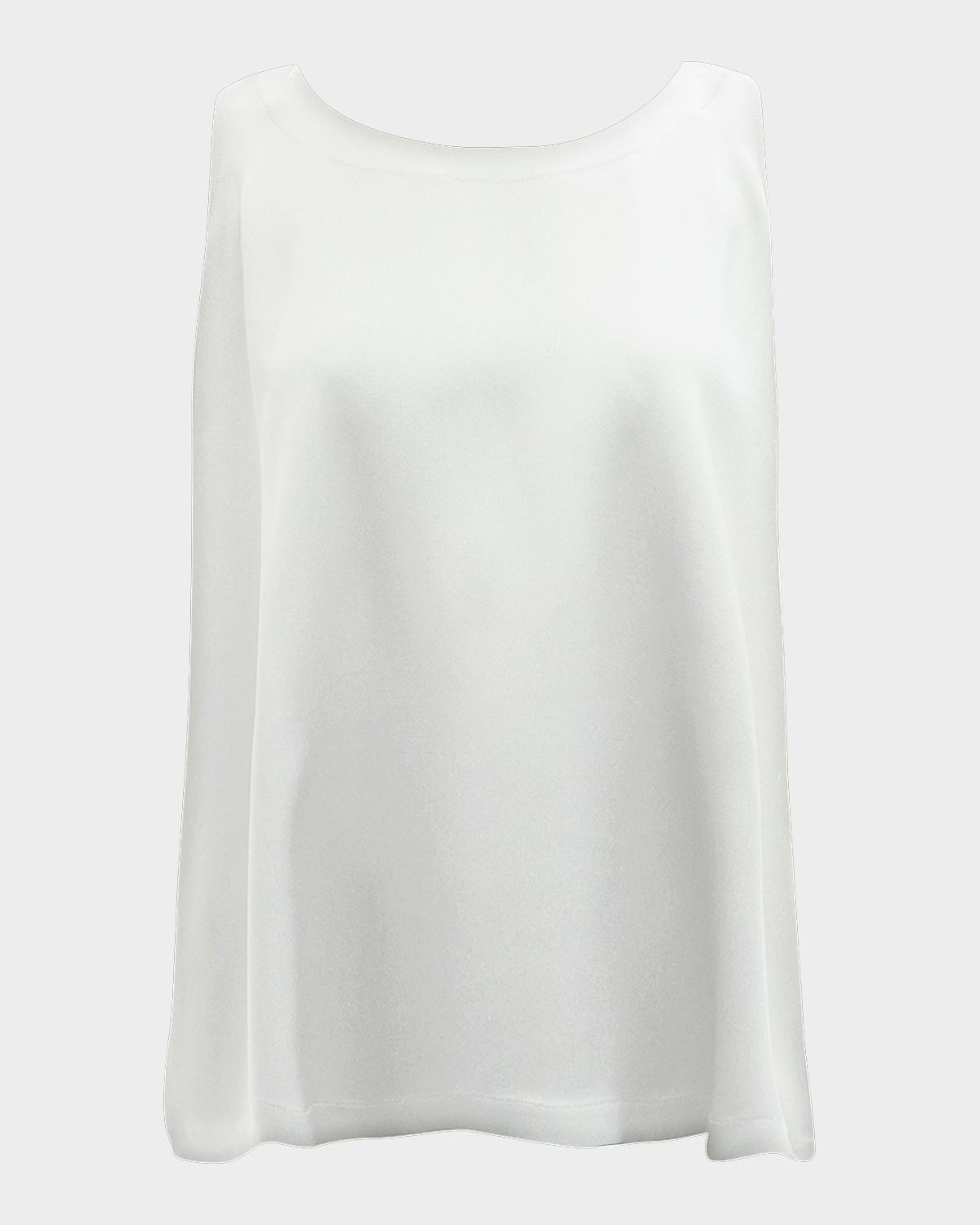 Eskandar A-Line Silk Shell