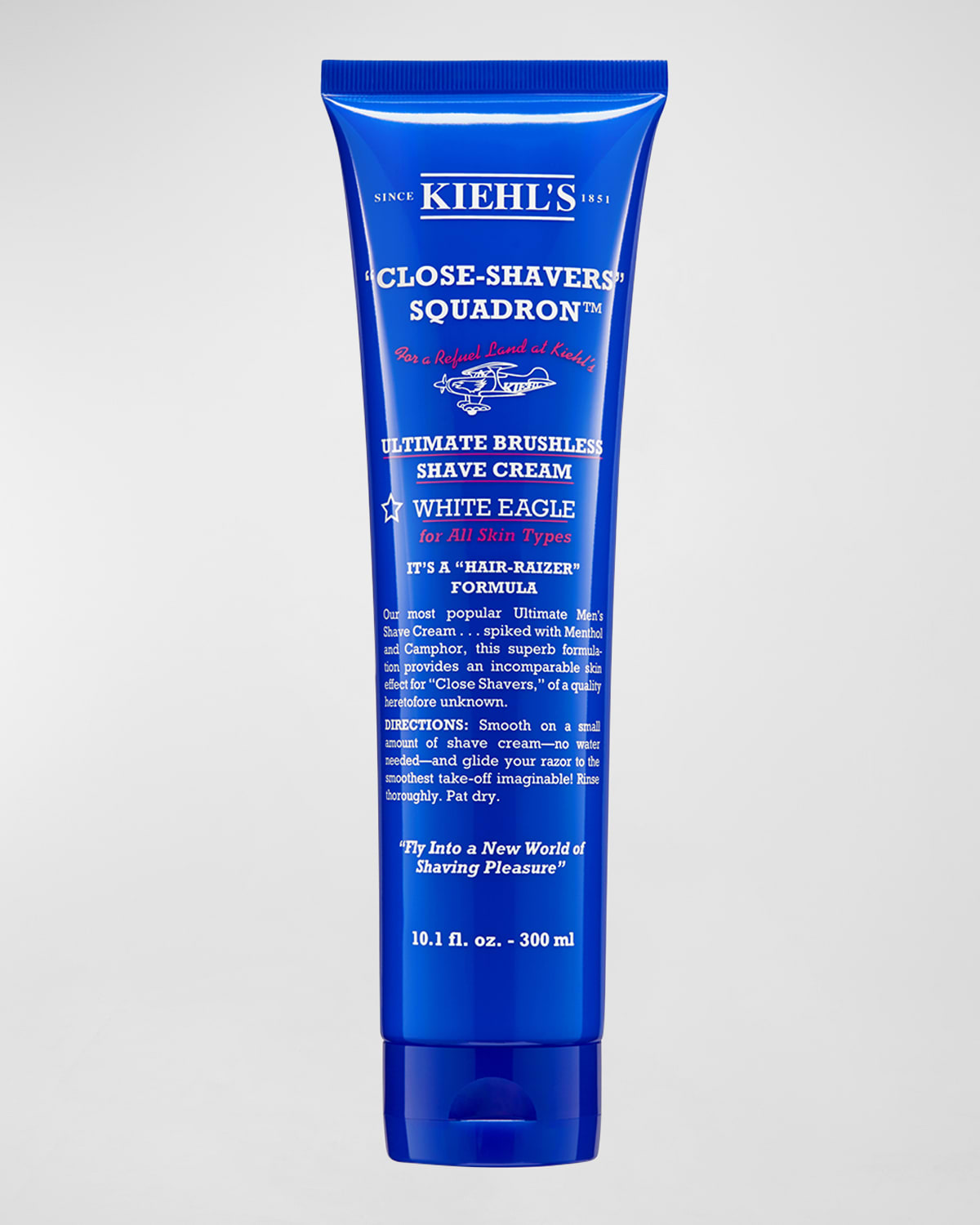 Kiehl's Since 1851 "Close-Shavers" Squadron Ultimate Brushless Shave Cream, White Eagle, 10.1 fl. oz.