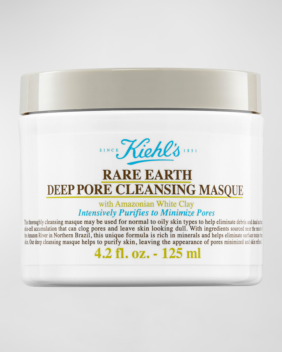 Kiehl's Since 1851 Rare Earth Deep Pore Cleansing Mask, 4.2 oz.