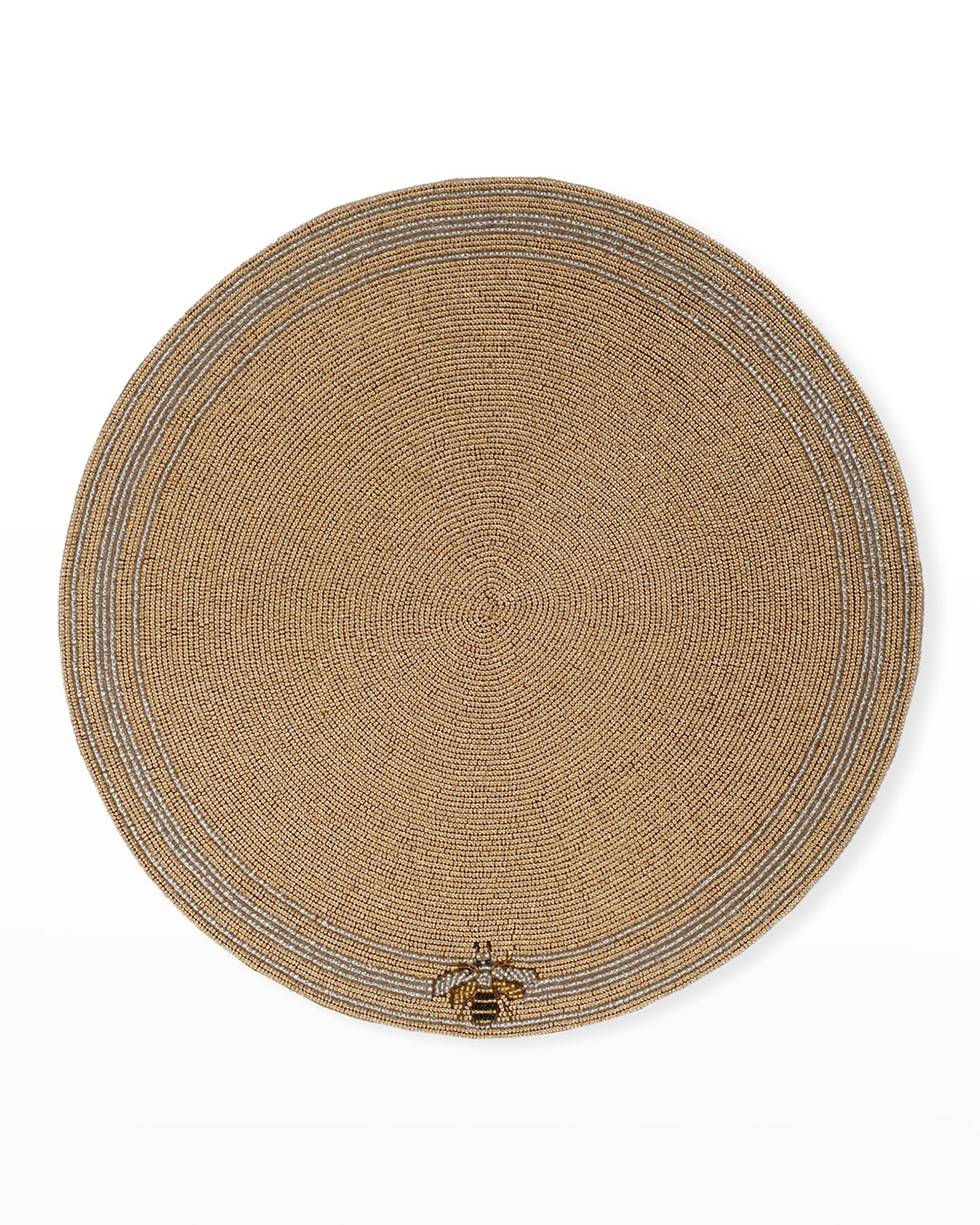 Joanna Buchanan Striped Bee Beaded Placemat