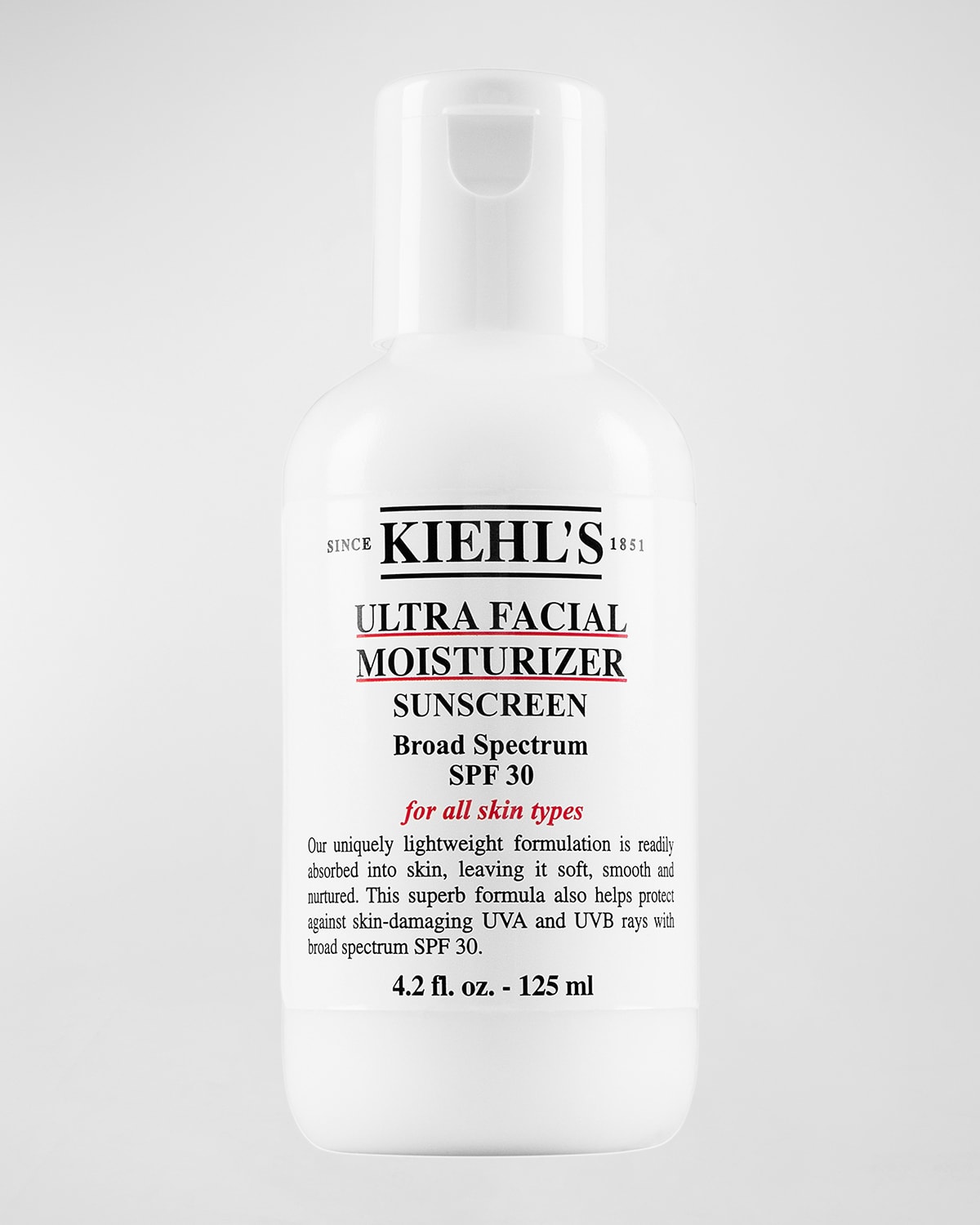 Kiehl's Since 1851 Ultra Facial Moisturizer Sunscreen SPF 30, 4.2 oz.
