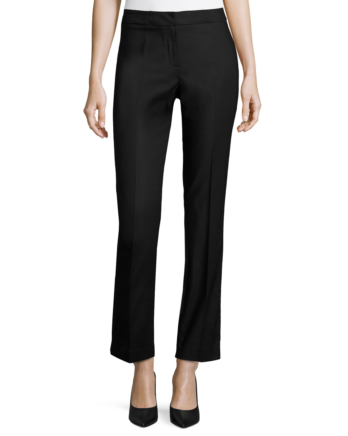 Back Zip Pants Neiman Marcus
