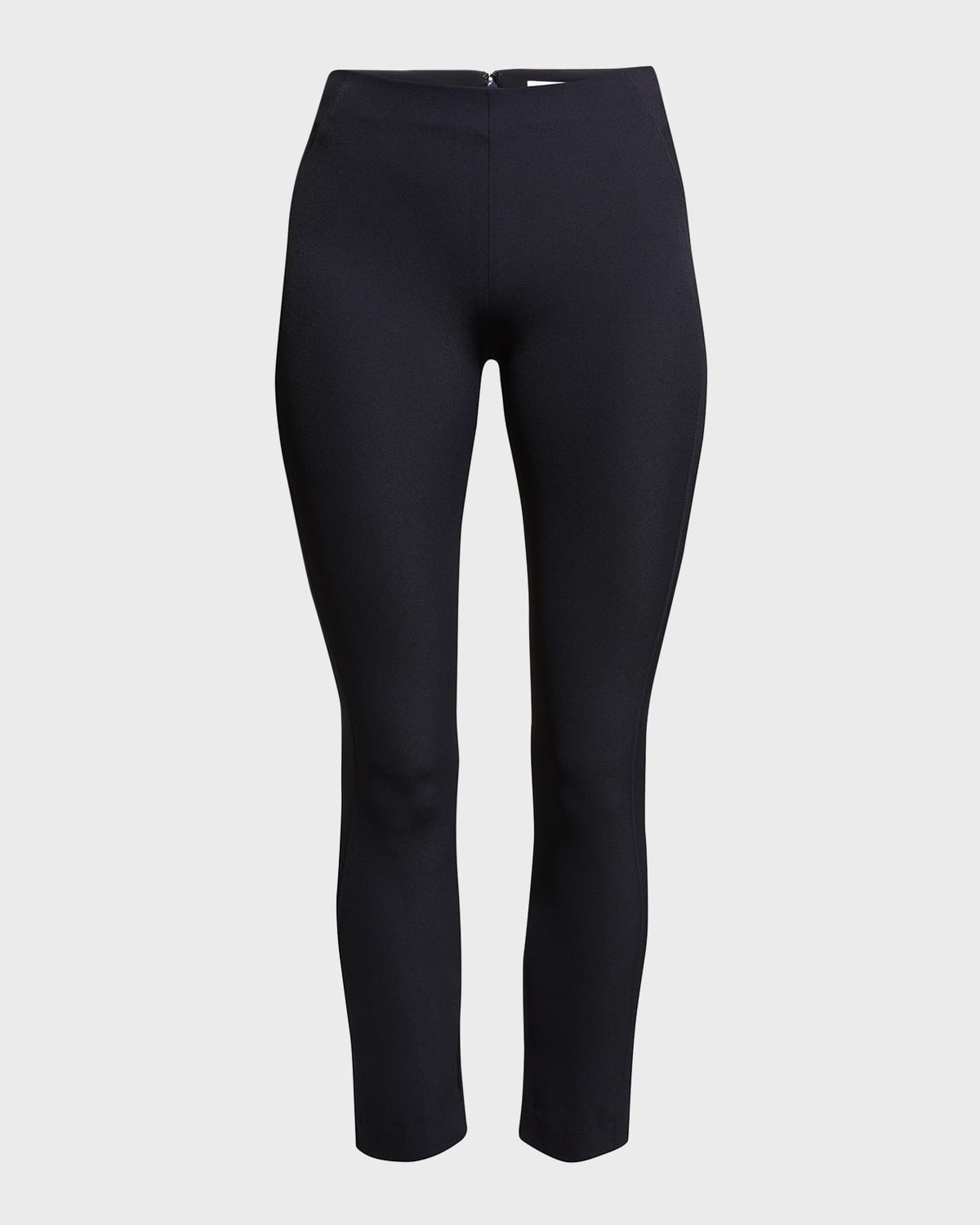 Veronica Beard Zip-Back Scuba Leggings
