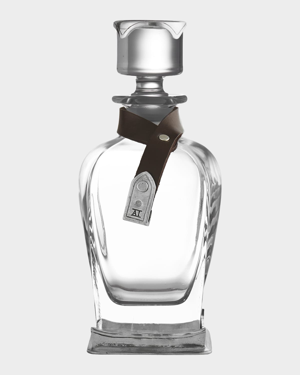 Arte Italica Grigio Glass Decanter