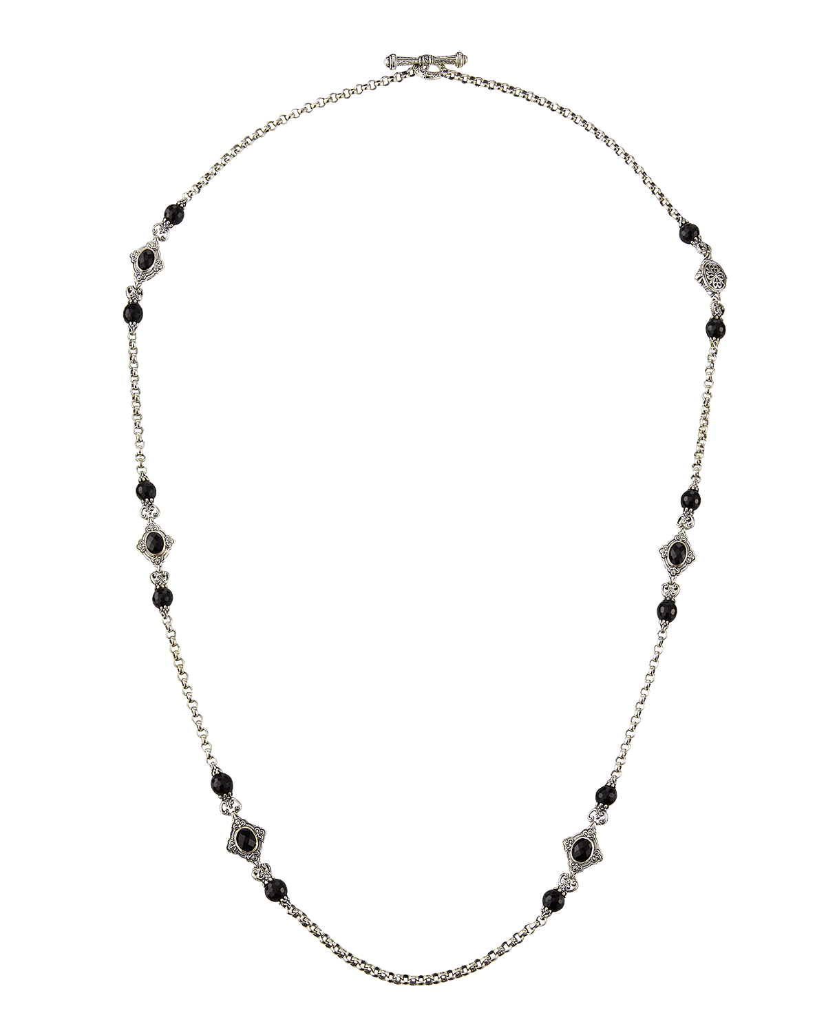 Ippolita 18K Gold Rock Candy 19Stone Station Chain Necklace Neiman