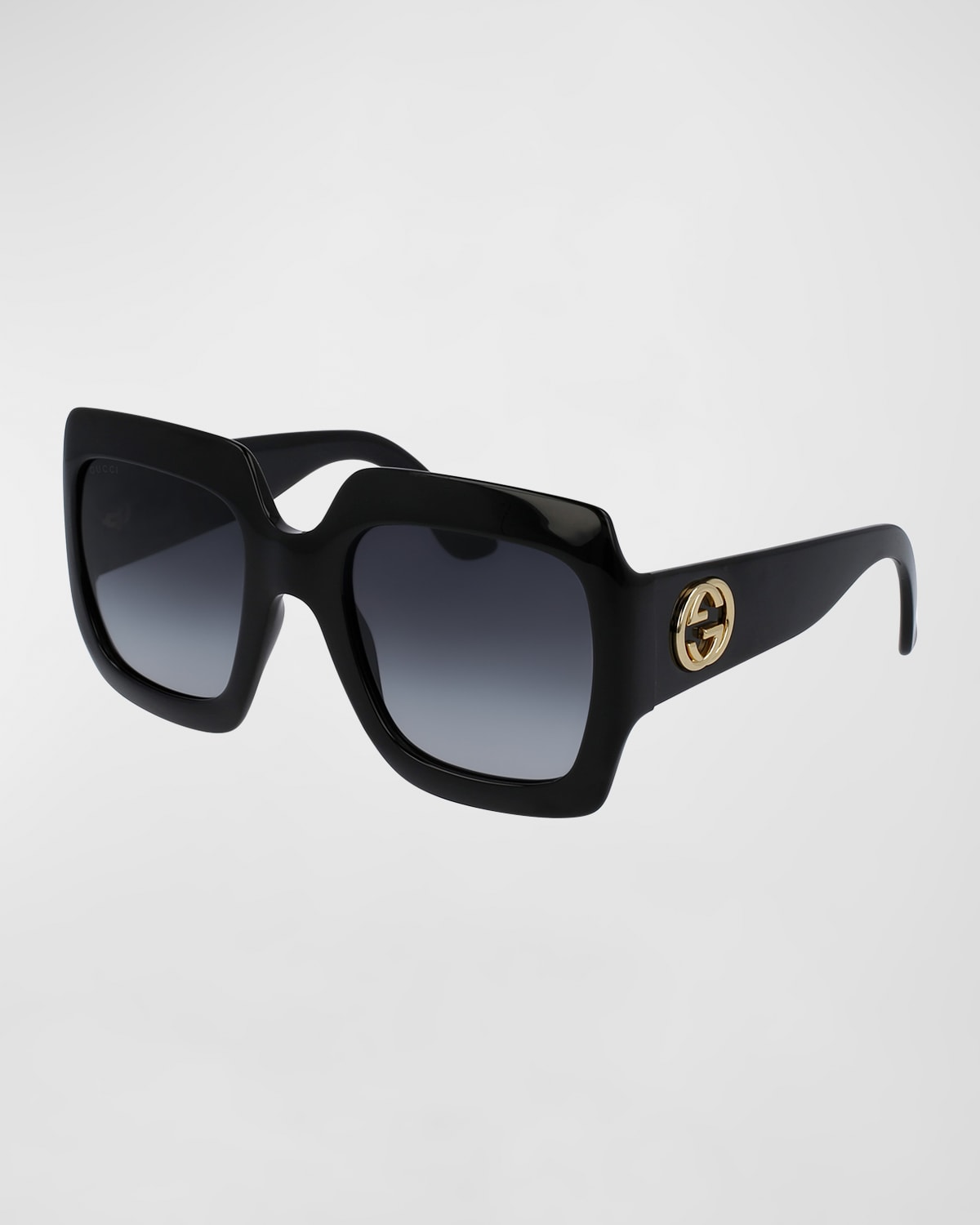 Gucci Oversized Square Sunglasses, Black