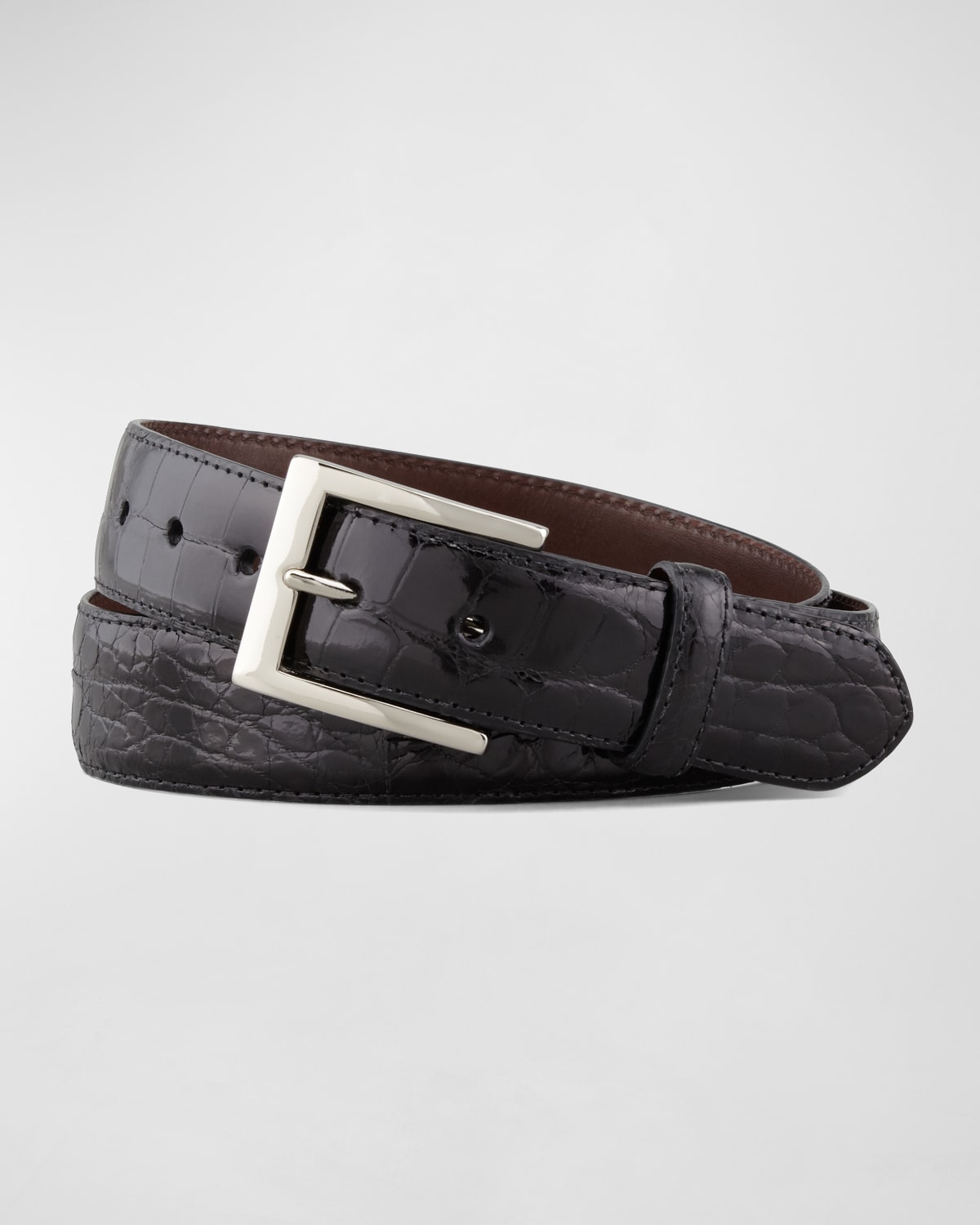W. Kleinberg Glazed Alligator Belt