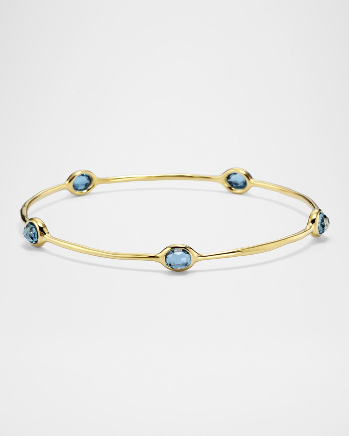 Ippolita 5-Stone Bangle in 18K Gold