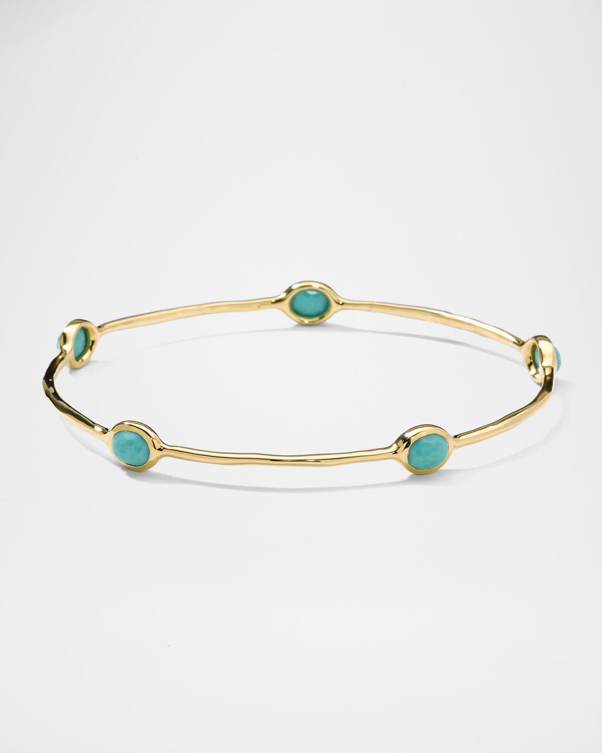 Ippolita 5-Stone Bangle in 18K Gold