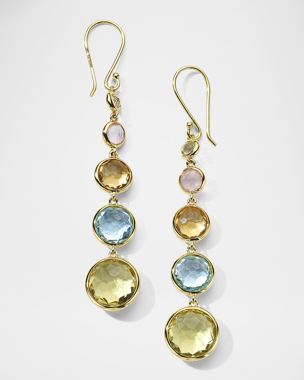 Ippolita Lollitini 5-Stone Drop Earrings in 18K Gold