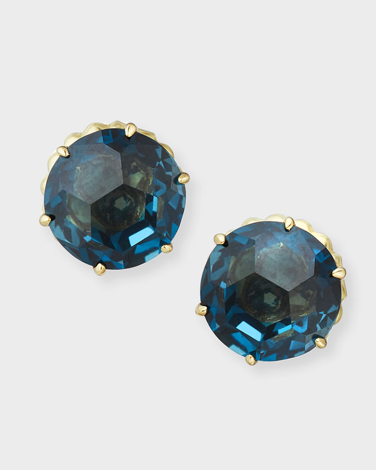 Ippolita Medium Round Stud Earrings in 18K Gold