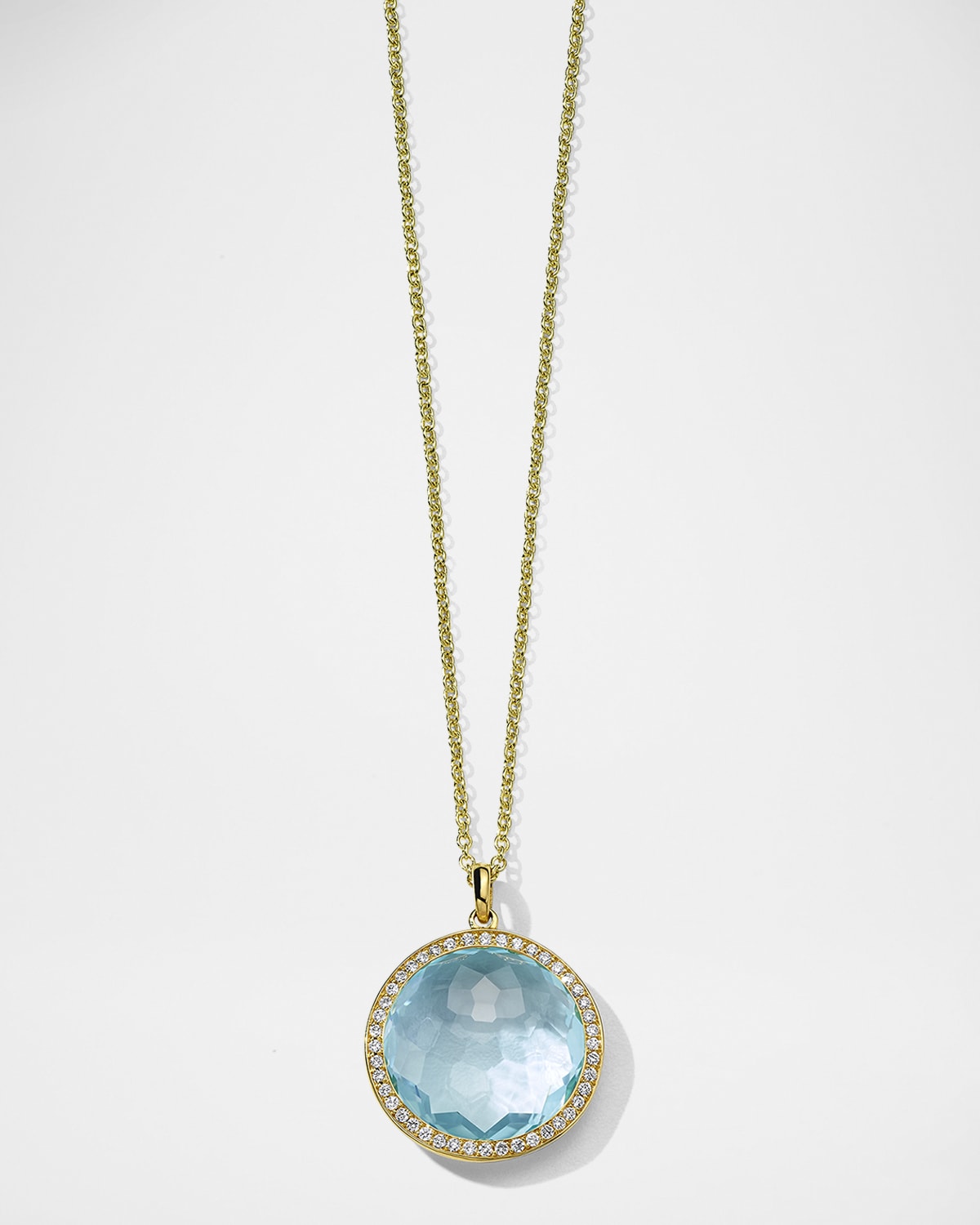 Ippolita Medium Pendant Necklace in 18K Gold with Diamonds