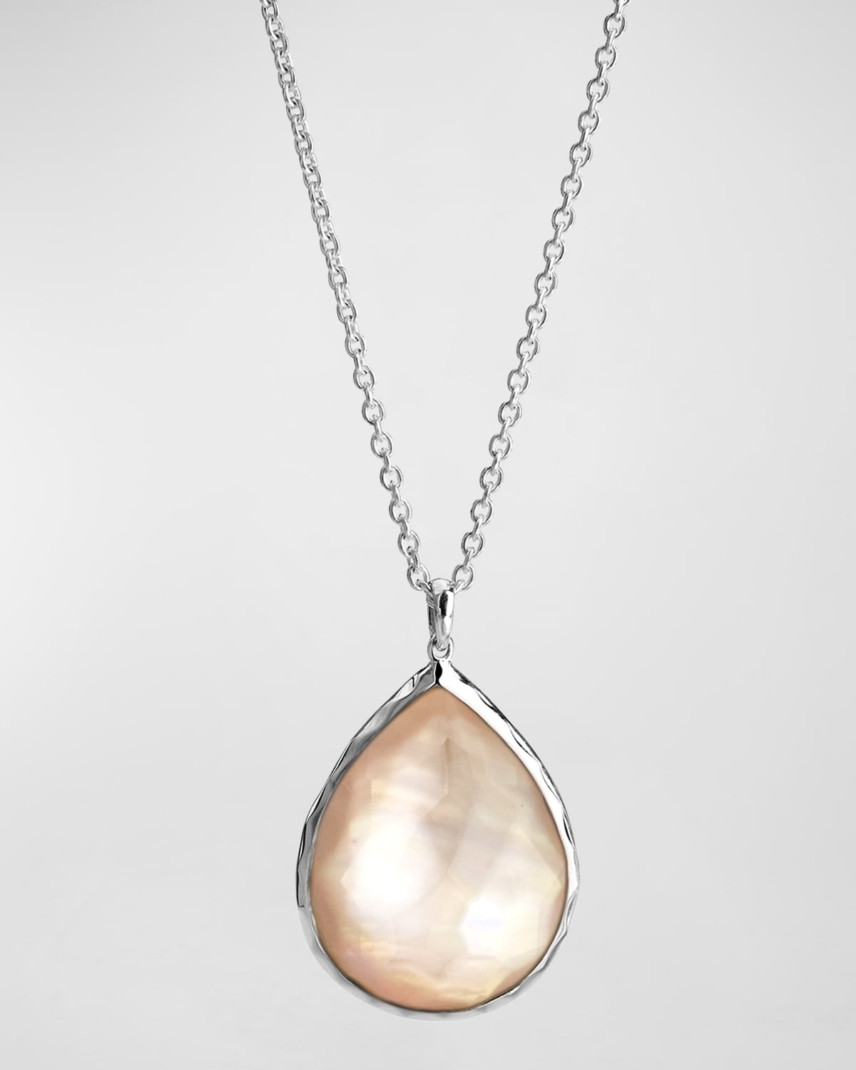 Ippolita Large Teardrop Pendant Necklace in Sterling Silver