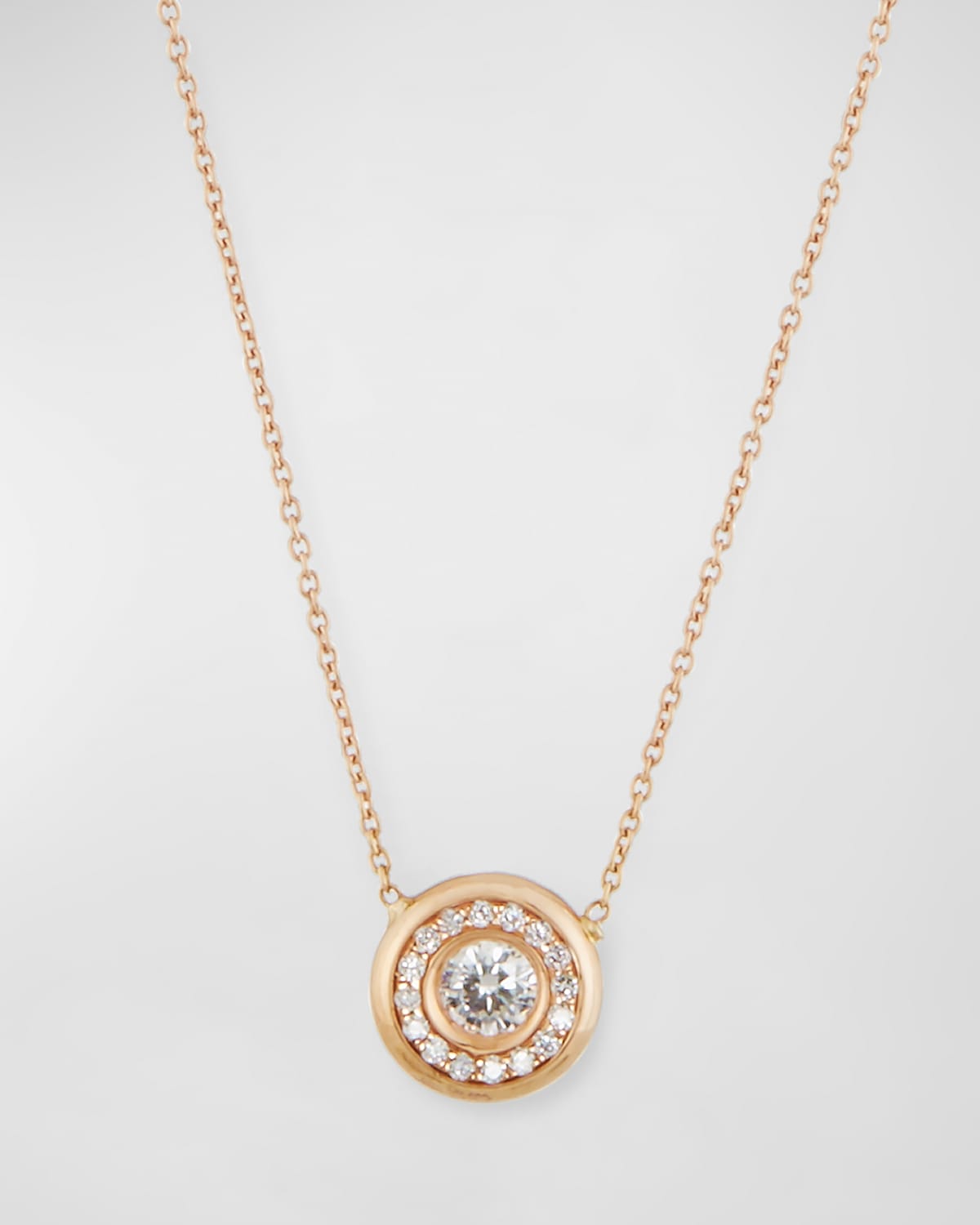 Roberto Coin 18k Gold Pave Diamond Pendant Necklace
