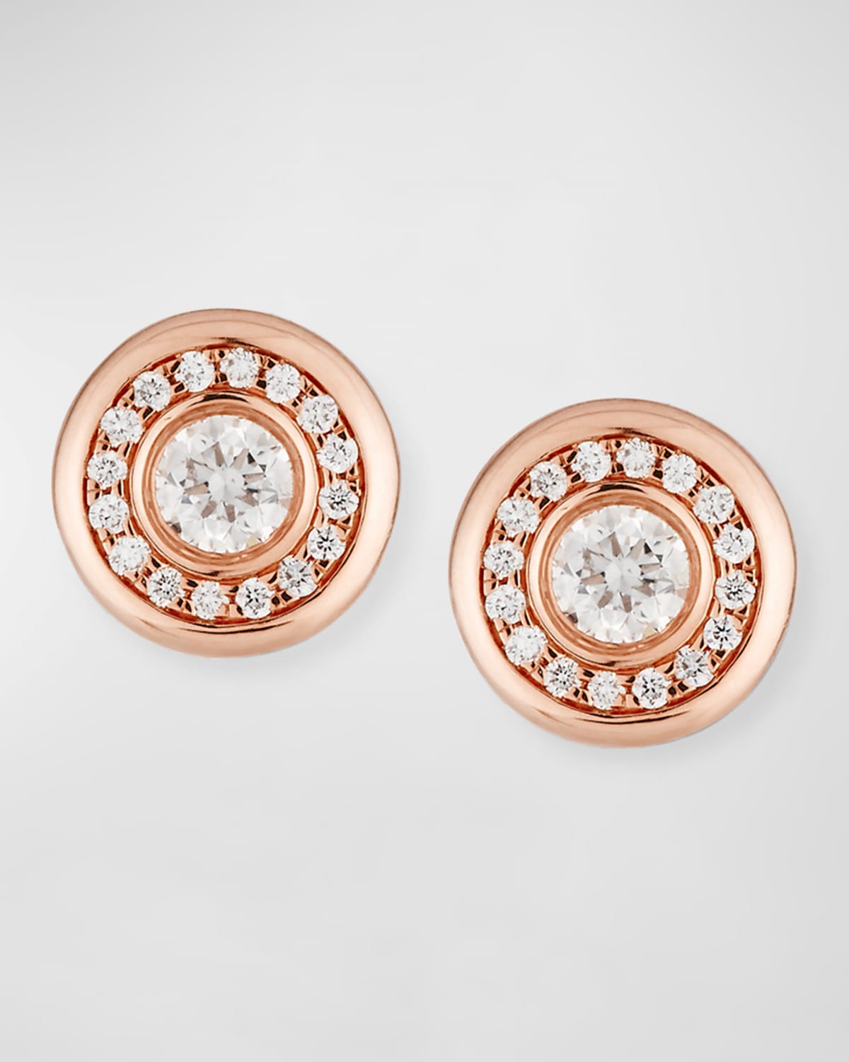 Roberto Coin 18k Gold Diamond Stud Earrings