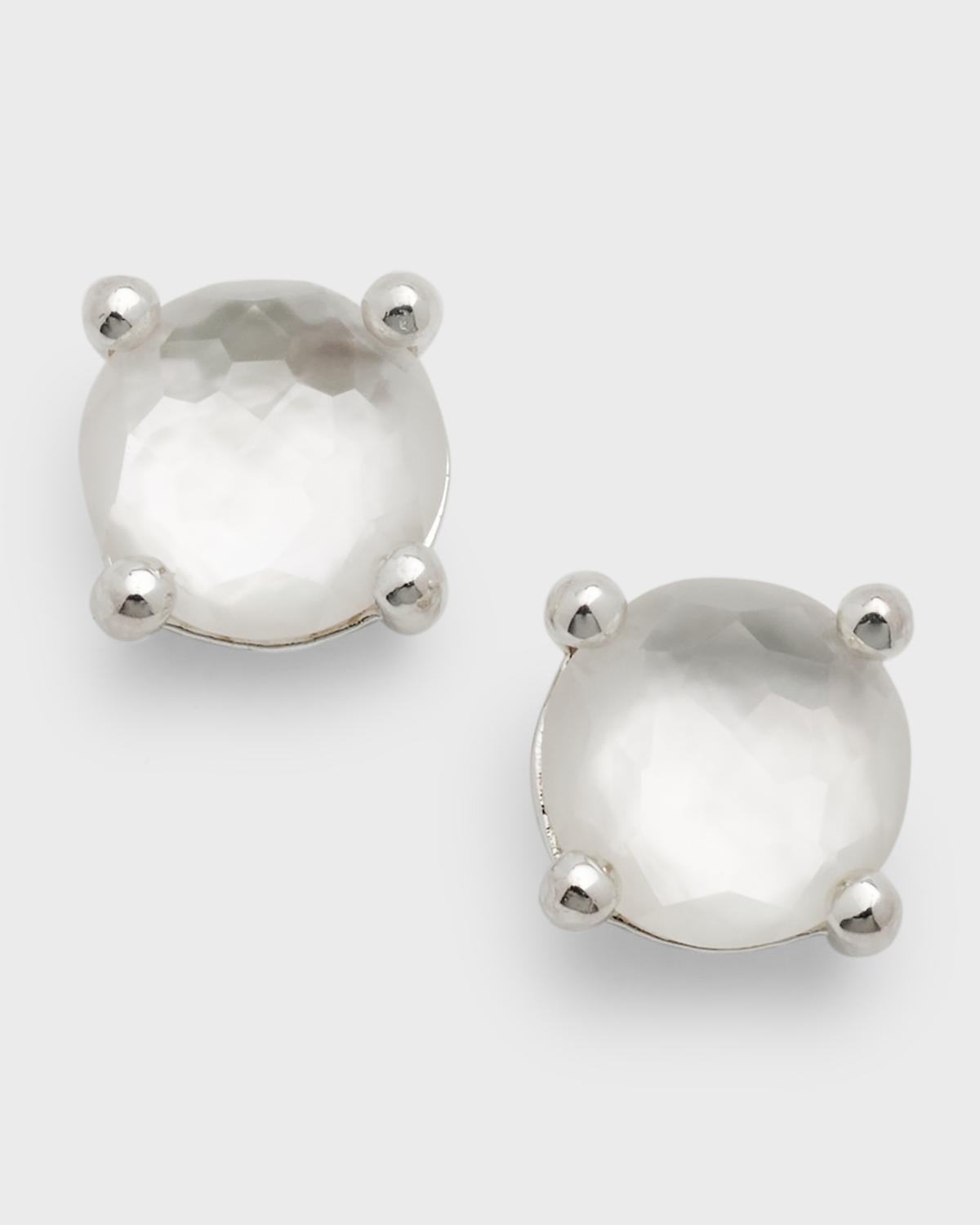 Mini Stud Earrings in Sterling Silver