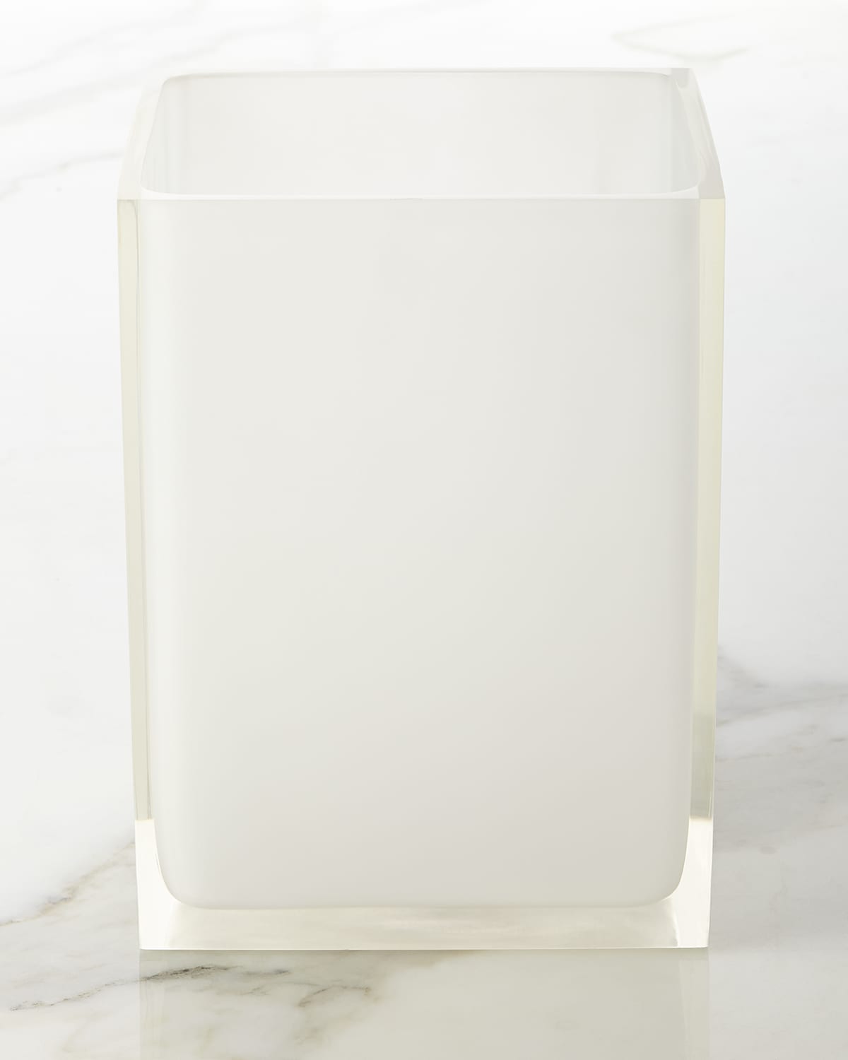 Jonathan Adler White Hollywood Trash Bin