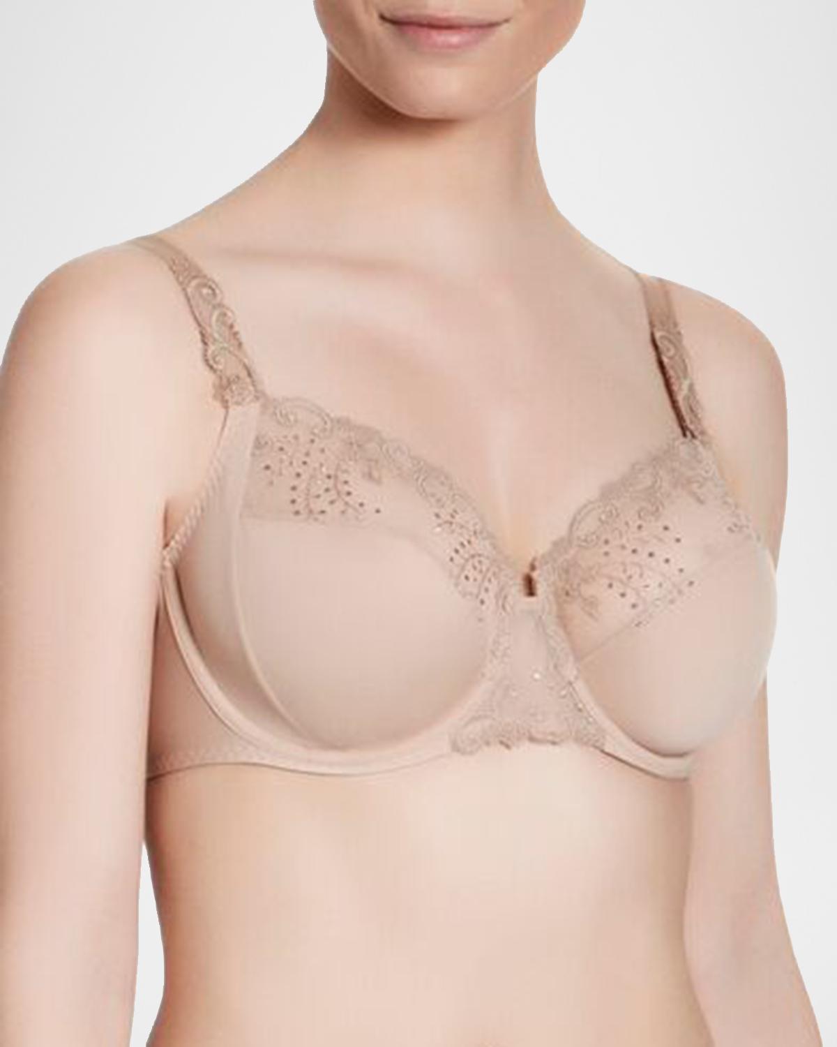 Simone Pérèle Delice Floral-Embroidered Full Cup Bra