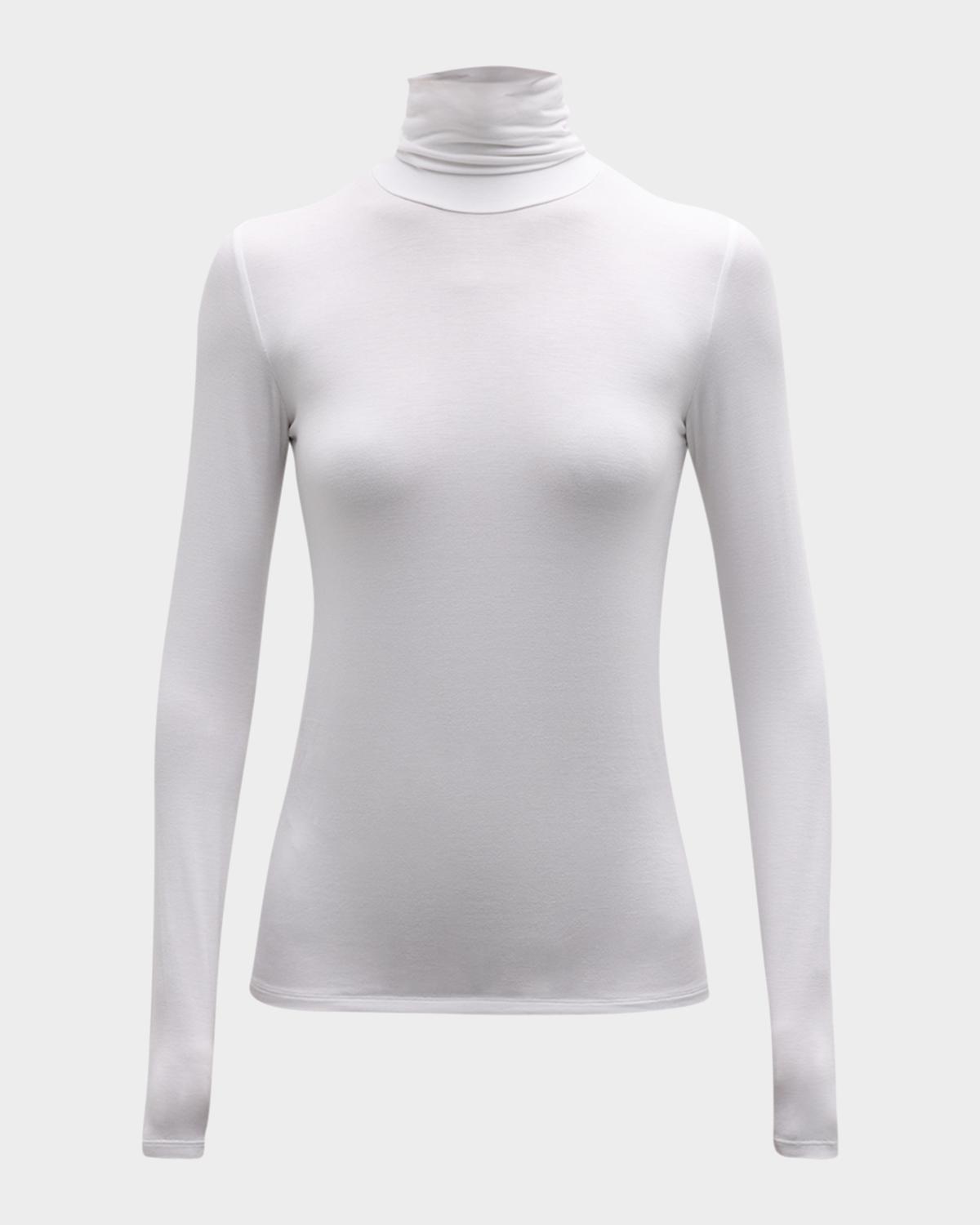 Majestic Filatures Soft Touch Long-Sleeve Turtleneck