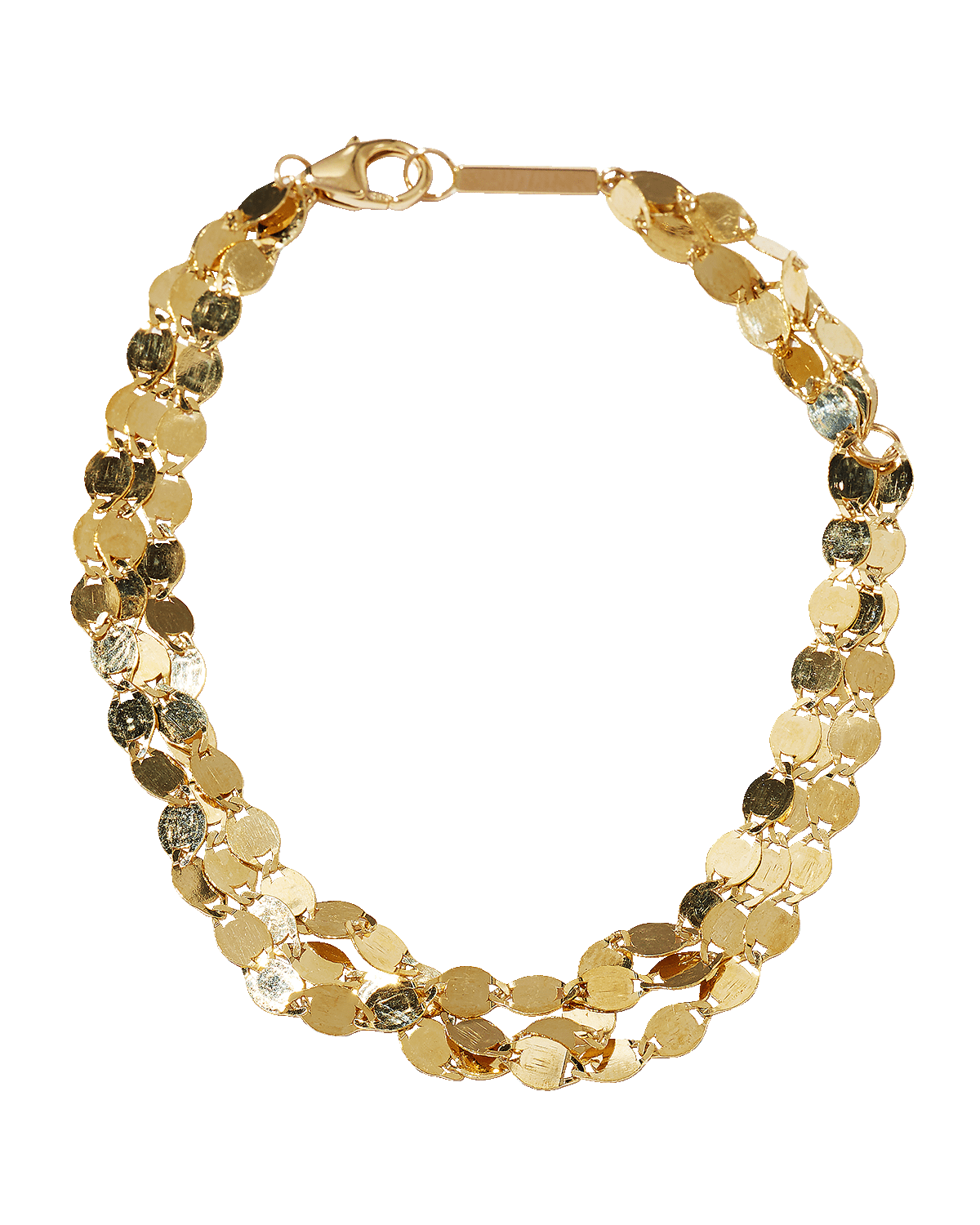 LANA Nude Multi-Strand Chain Bracelet in 14K Gold