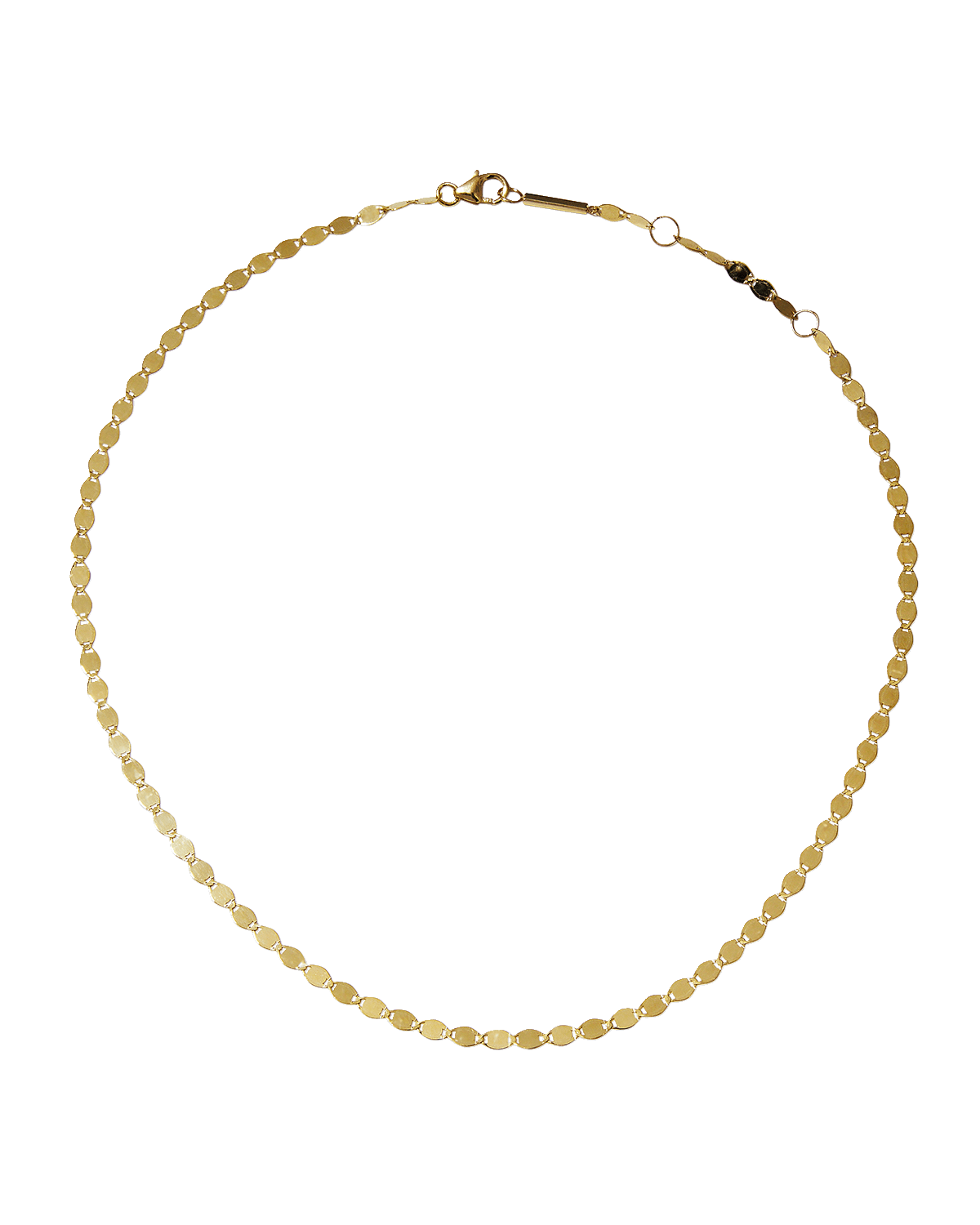 LANA Bond Nude Chain Choker Necklace