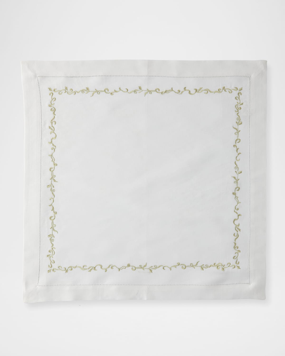 Nomi K Gold Wave Embroidered Napkin