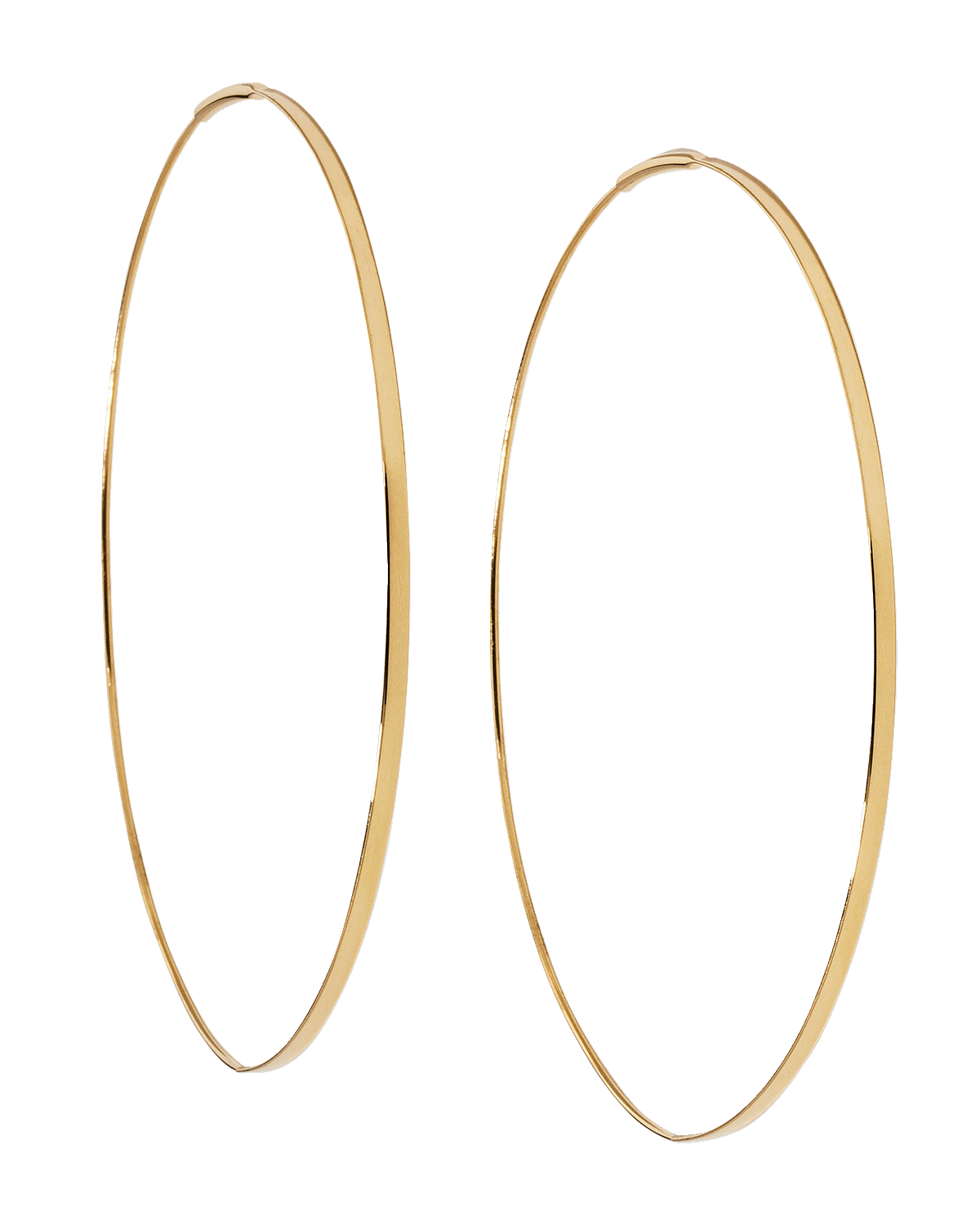 LANA Flat Magic 14K Hoop Earrings