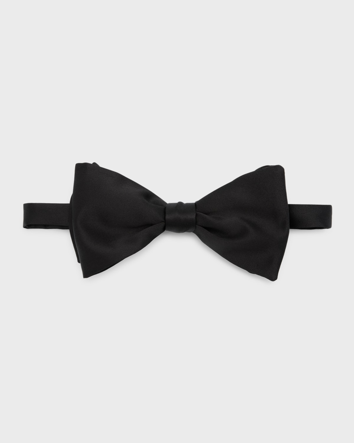 Brioni Men & Apos;s Silk Satin Bow Tie In Black