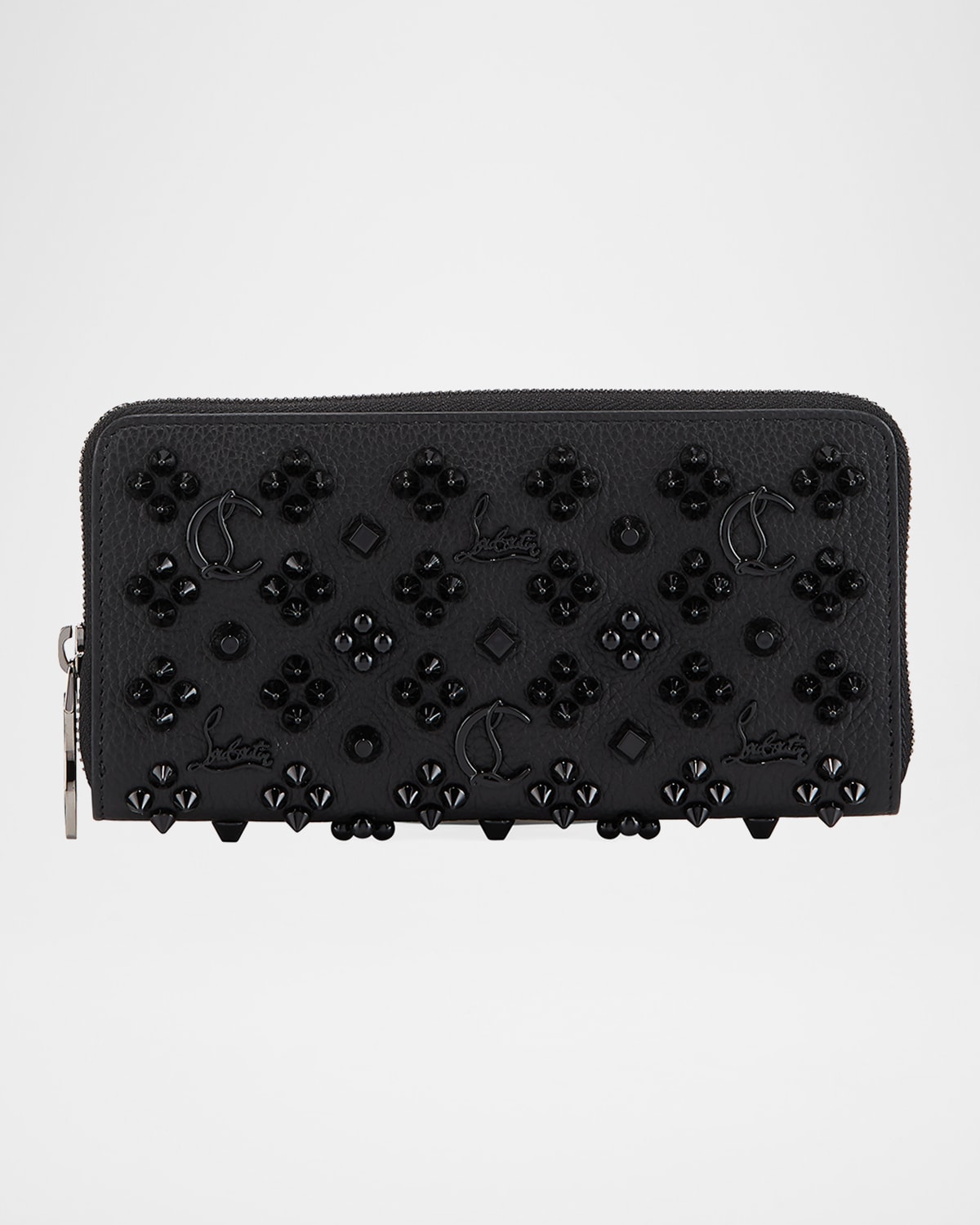Christian Louboutin Panettone Wallet in Leather with Loubinthesky Spikes