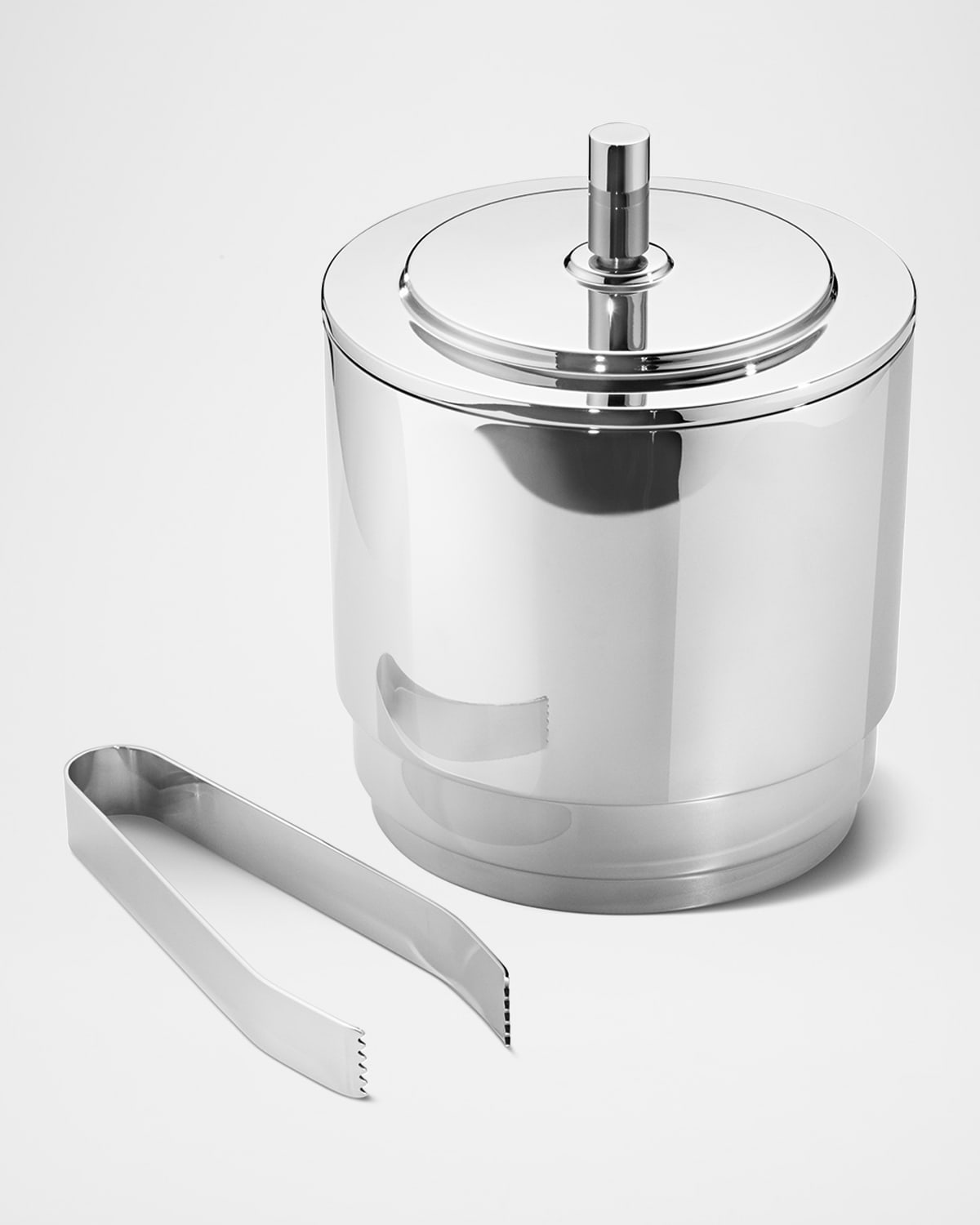 Georg Jensen Manhattan Ice Bucket w/ Tongs