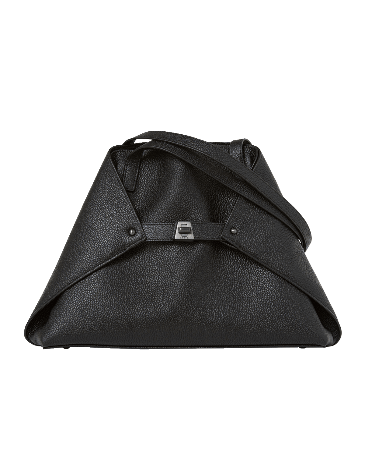 Akris Ai Small Leather Shoulder Tote Bag