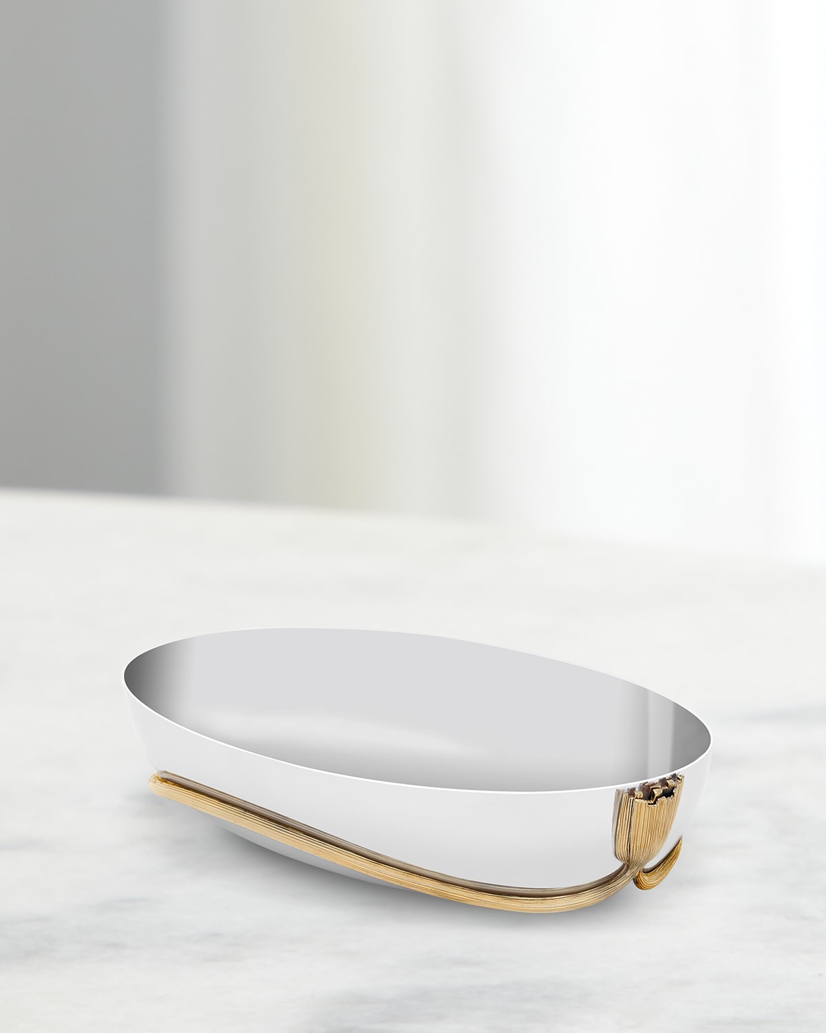 L 'Objet Deco Leaves Large Serving Boat