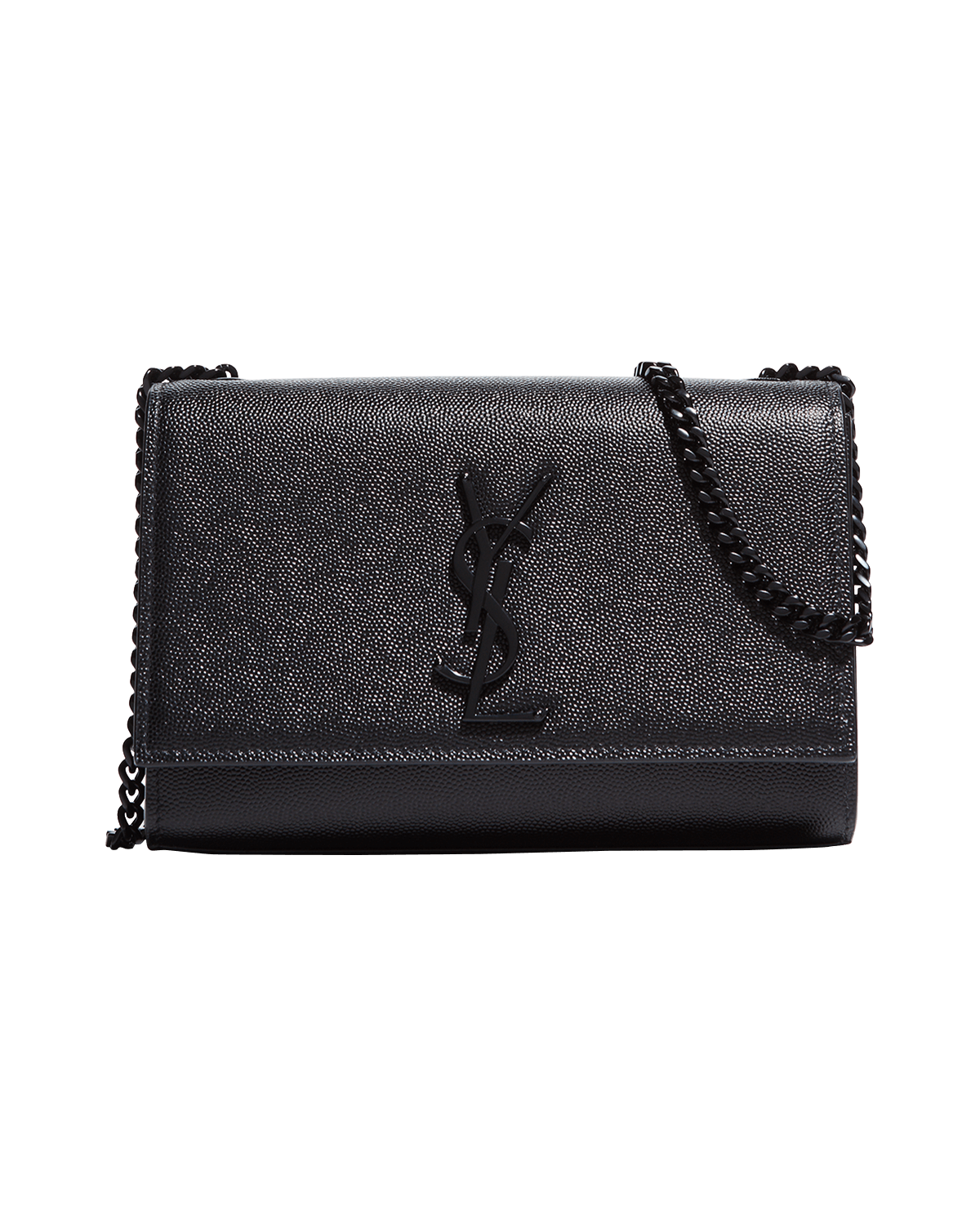 Saint Laurent Kate Small YSL Crossbody Bag in Grained Leather