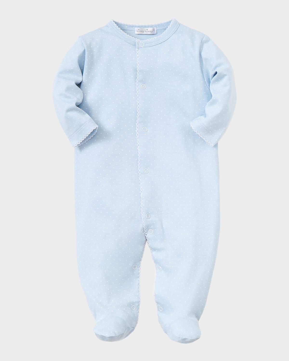 Kissy Kissy Polka-Dot Footie Playsuit, Size 0-9 Months