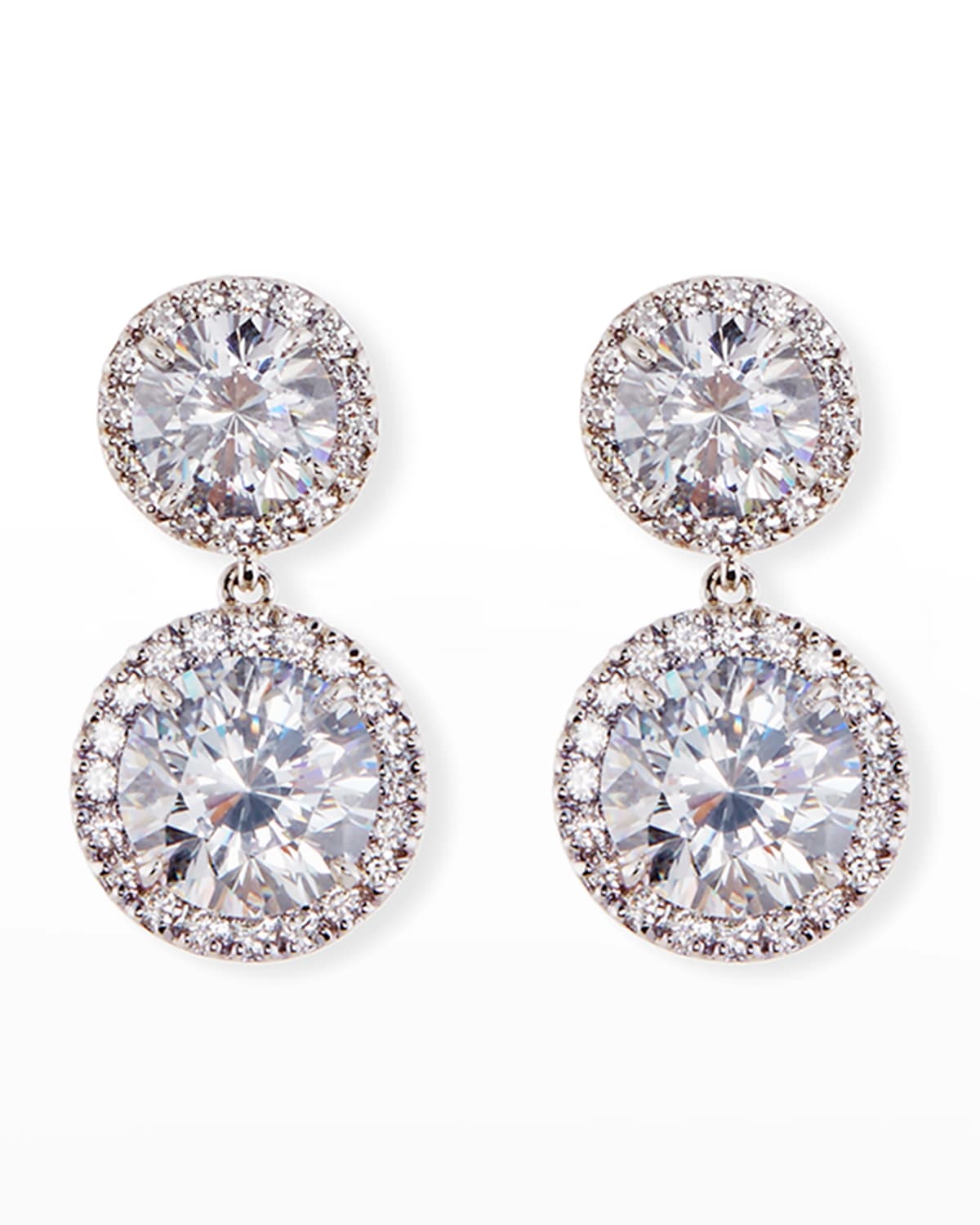 DANNIJO Amaryllis store II silver-tone crystal earrings