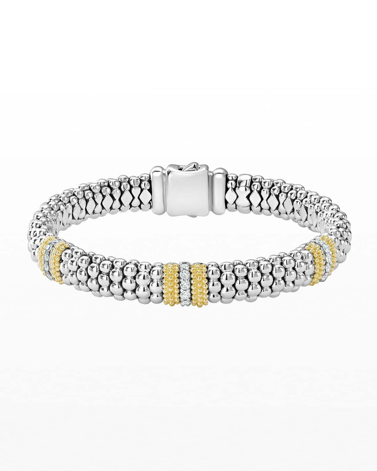 Lagos Diamond Lux 9mm Single Station Bracelet with Diamonds | Neiman Marcus