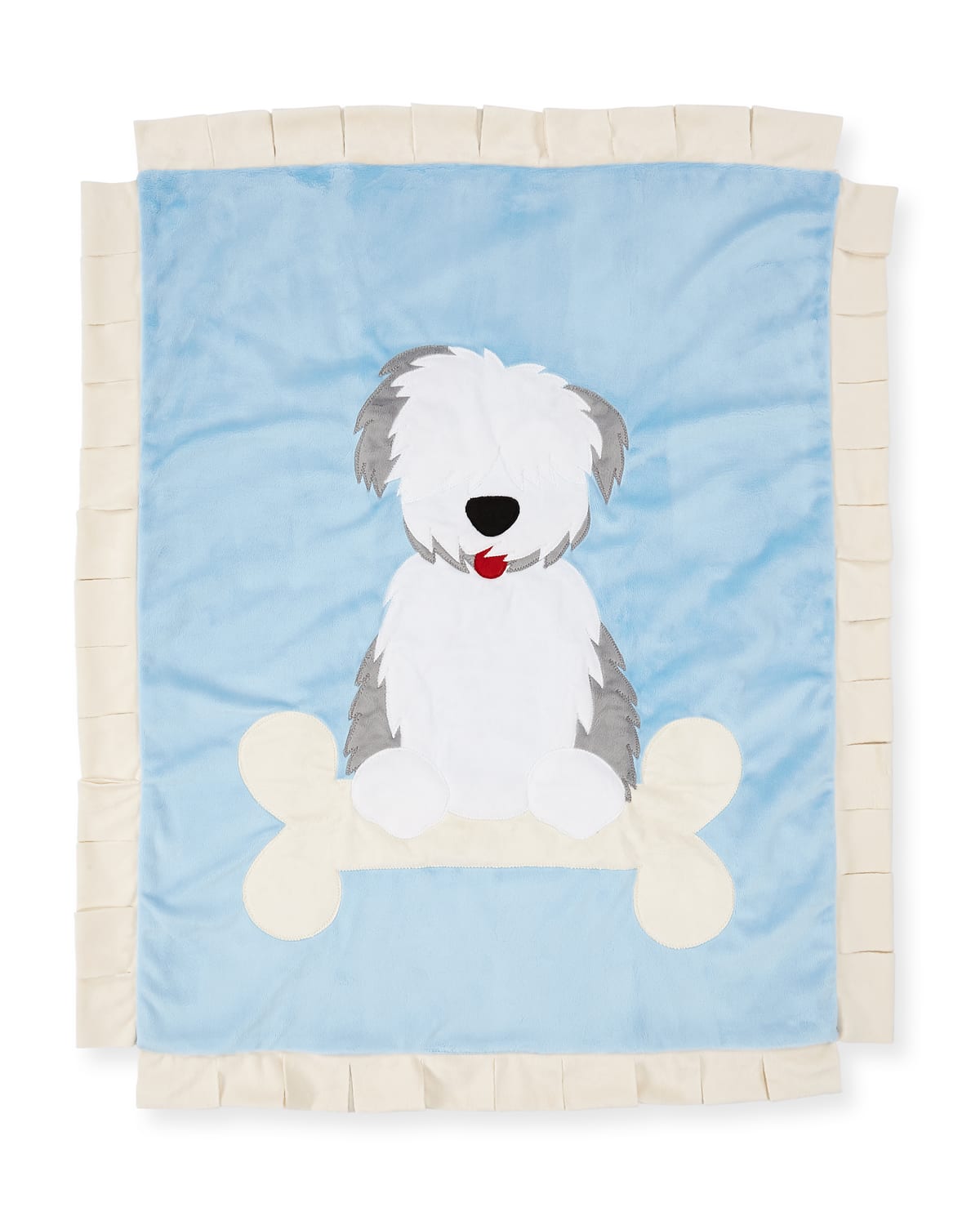 Boogie Baby Puppy Love Plush Baby Blanket