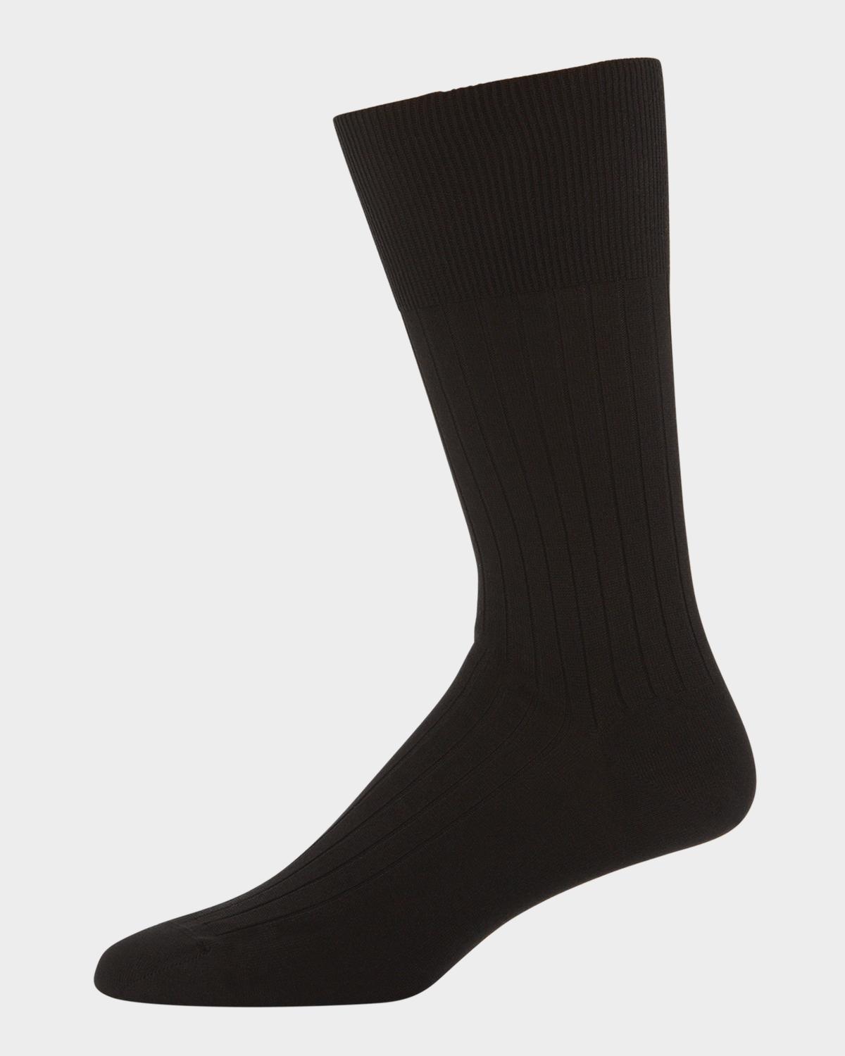 Marcoliani Rib-Knit Cotton Socks